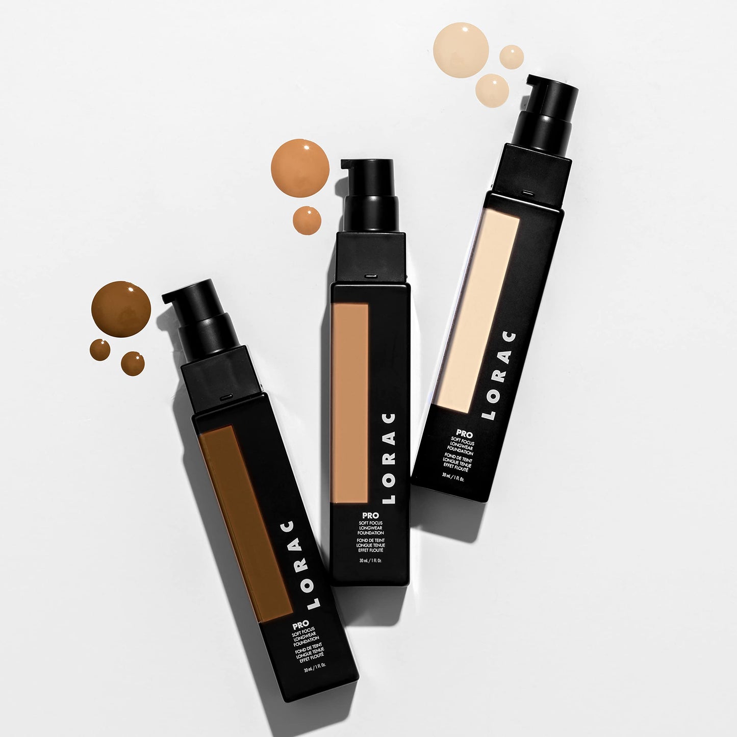 LORAC PRO Soft Focus Longwear Foundation, Shade 7 | Full Coverage | Lightweight | Water-Resistant | Oil-Free