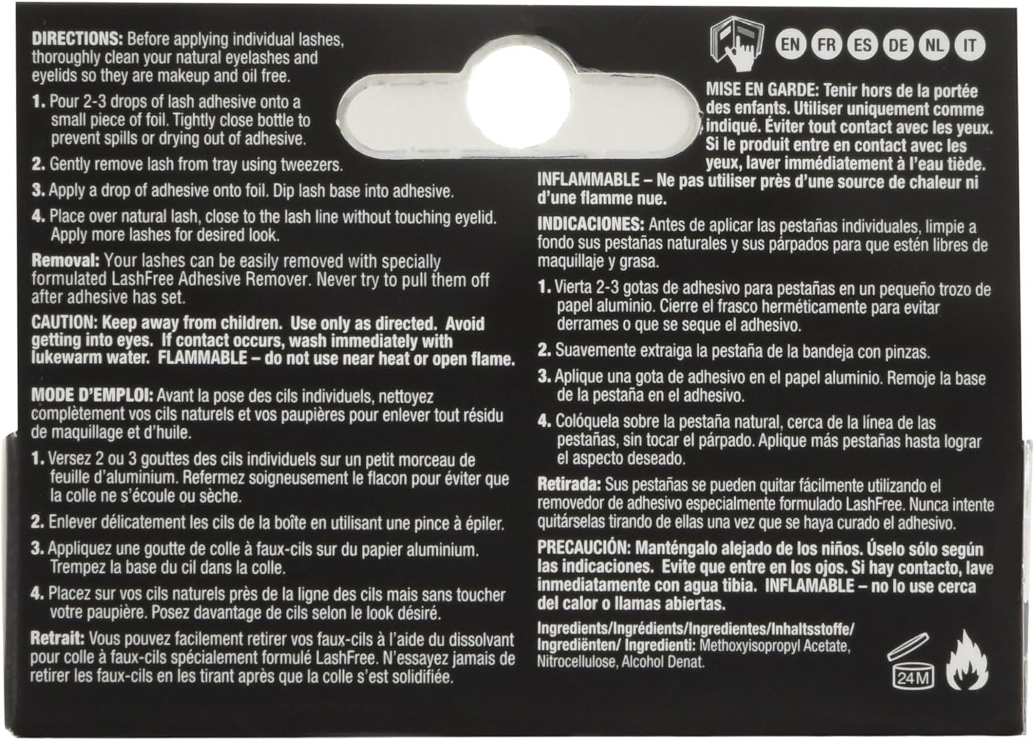 Ardell Lashtite Adhesive Bottle, Clear, 0.12 Oz