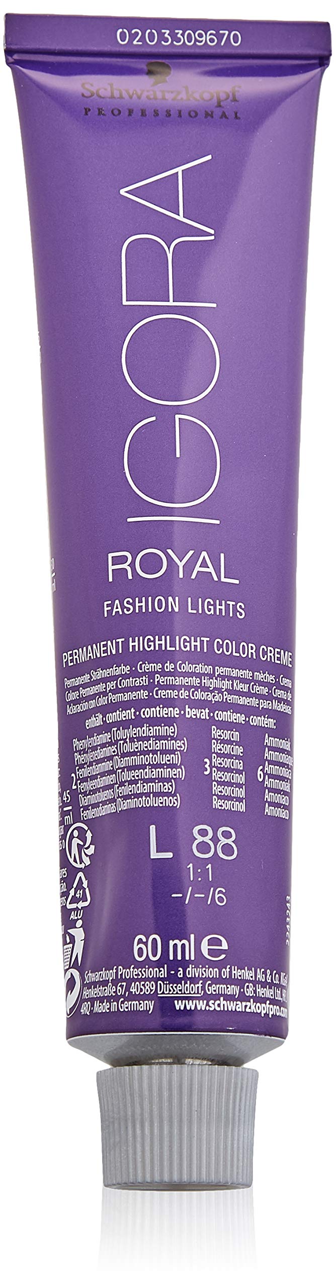 Igora Royal Fashion Lights 88 浓红 60毫升