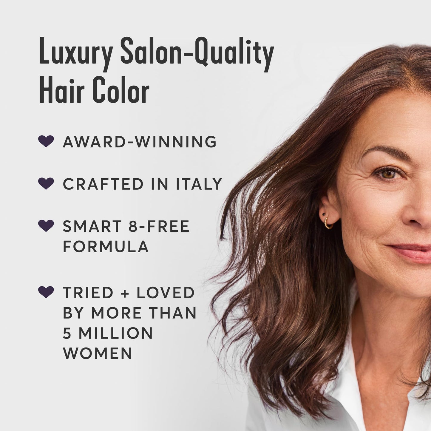 Lavender Madison Reed Radiant Hair Color Kit - 3.5NNN Darkest Brown-Black (Ravenna Brown), 100% Gray Hair Coverage Permanent Hair Dye for Resistant Grays | PPD-Free & Ammonia-Free, 1 Pack