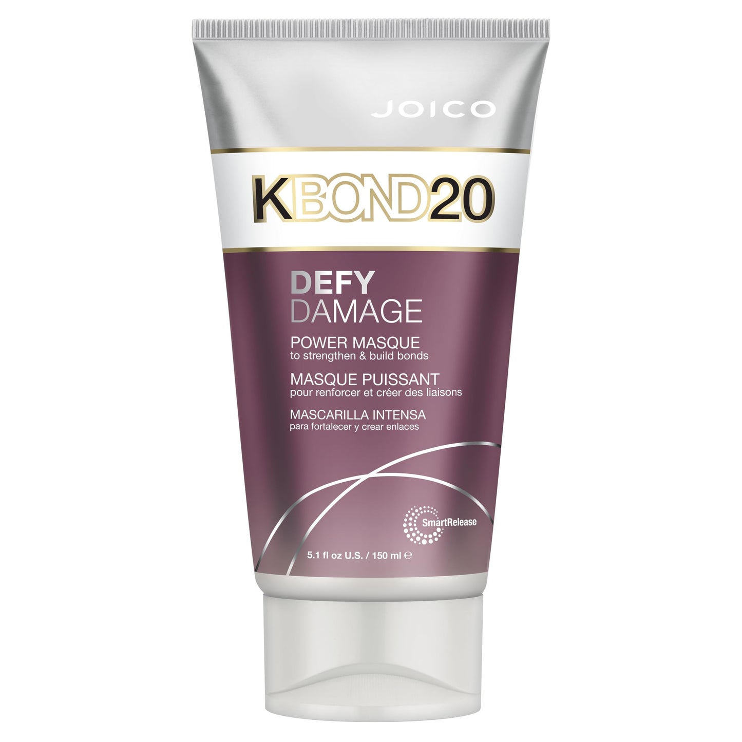 Joico Defy Damage KBOND20 强效发膜 | 强韧滋润秀发 | 不伤发色 | 重建并保护发丝 | 不含防腐剂 | 未经动物测试 | 5.1 液体盎司