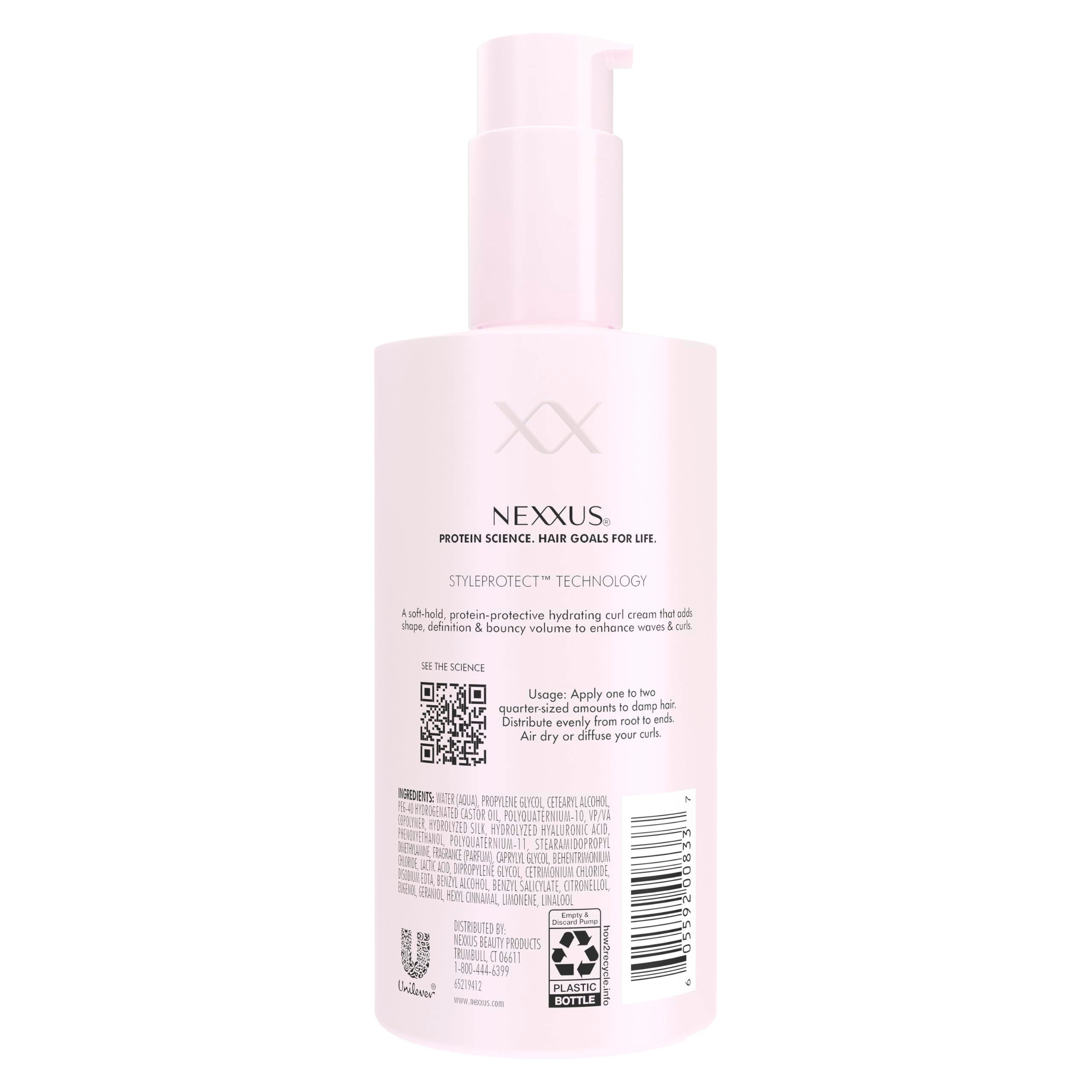 Nexxus Styling Curl Define Curl Cream Climate Control Gel Cream Hair Cream Powered by Styleprotect Technology 8 oz