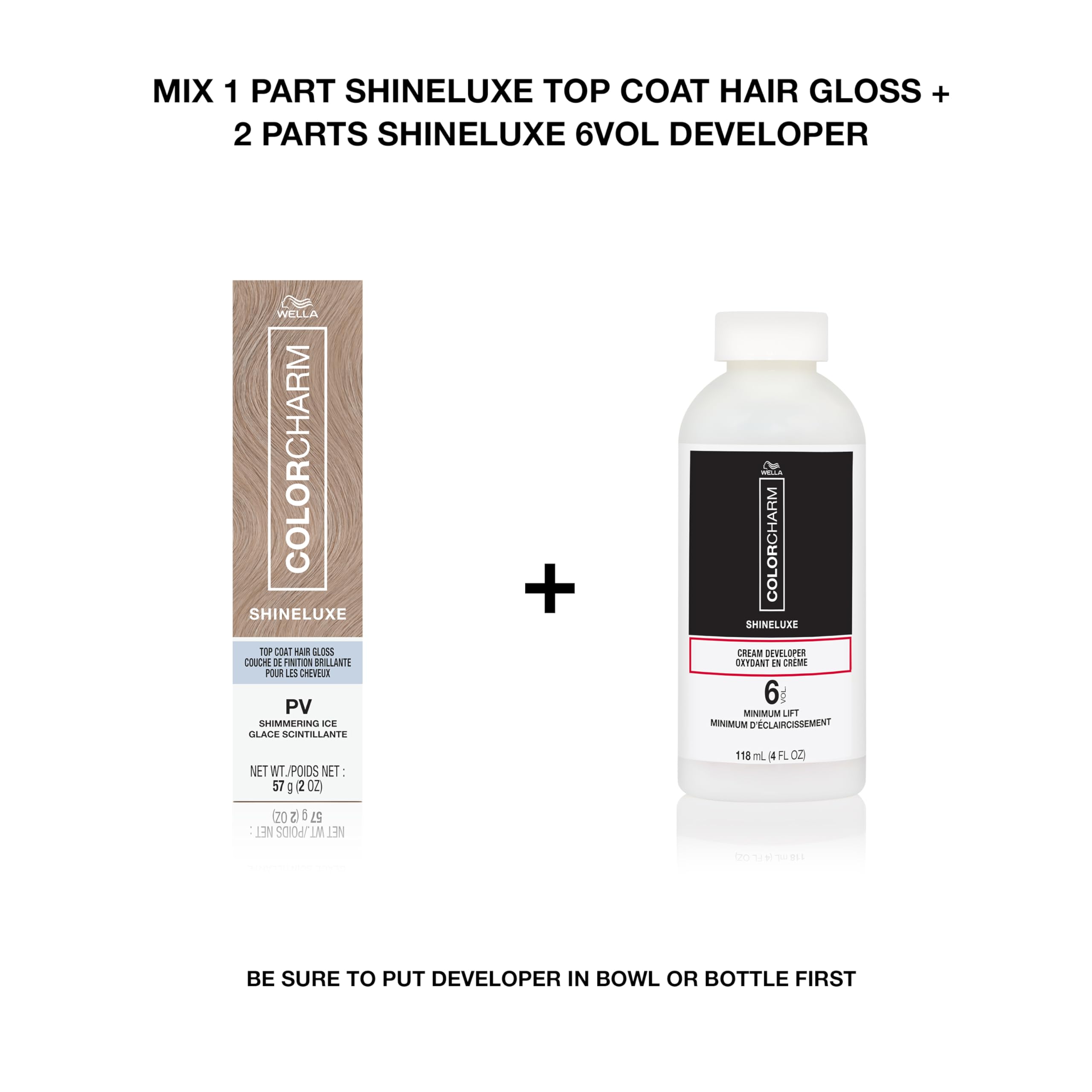 COLORCHARM ShineLuxe Cream Developer | 4 Fl Oz. | 118 ml