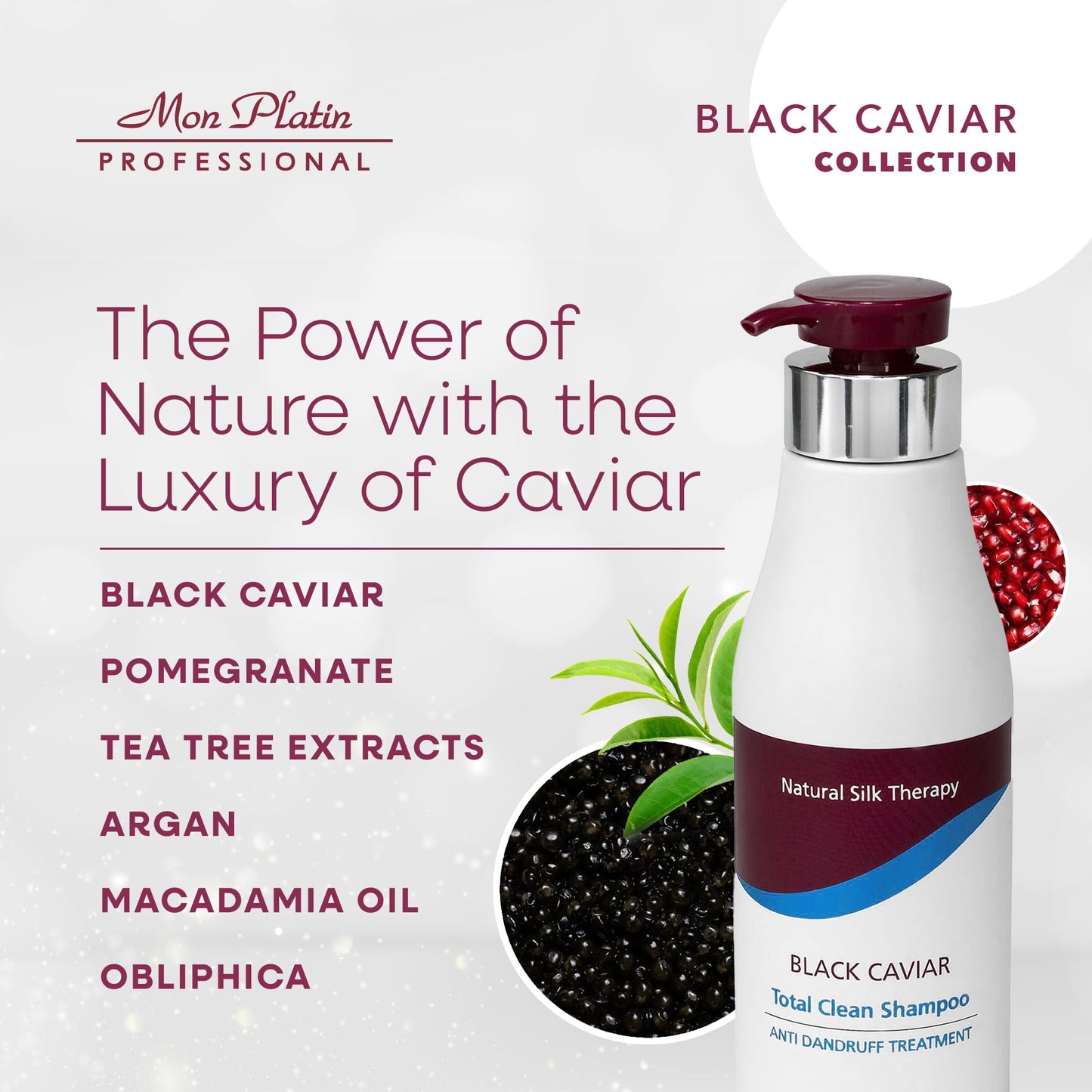 Mon Platin 黑鱼子酱全效去屑洗发水 - 500ml (17oz)