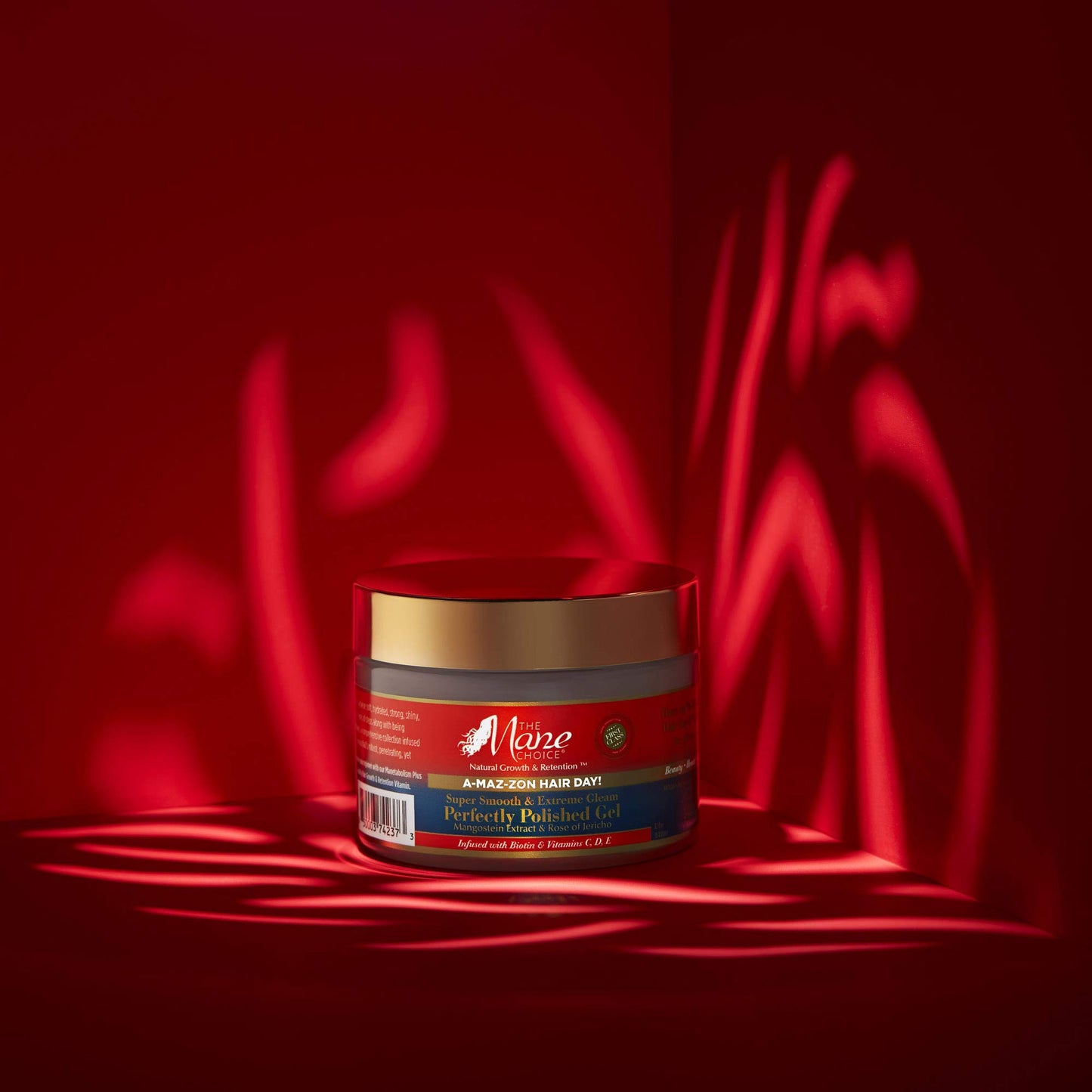 The Mane Choice A-MAZ-ZON HAIR DAY - PERFECTLY POLISHED GEL - A Smooth Hold thats Non Drying and Flake-free - Infused with Biotin, Rose of Jerico, Amla Oil, Vitamins C,D,E (12 OZ)