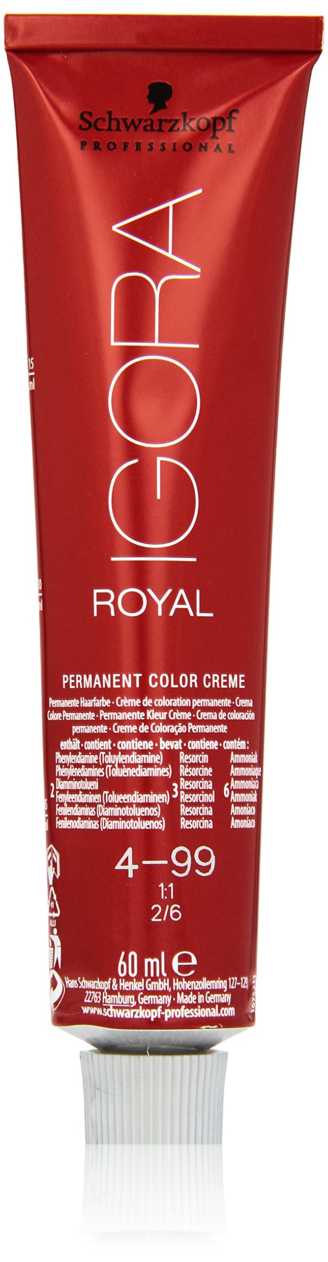 施华蔻 IGORA 皇家 4-99 60ml