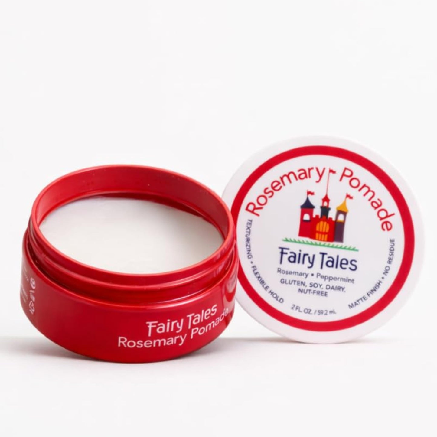 Fairy Tales Hair Care Rosemary Kids Pomade, Lightweight Non Greasy Pomade for Kids Made with Natural Ingredients - Clean Hair Care for Kids - 2 oz