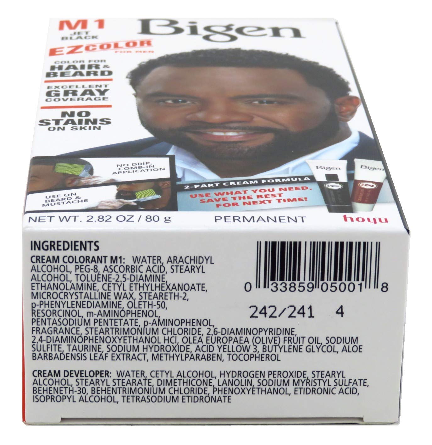 Bigen Ez Color for Men Jet Black Kit (6 Pack)