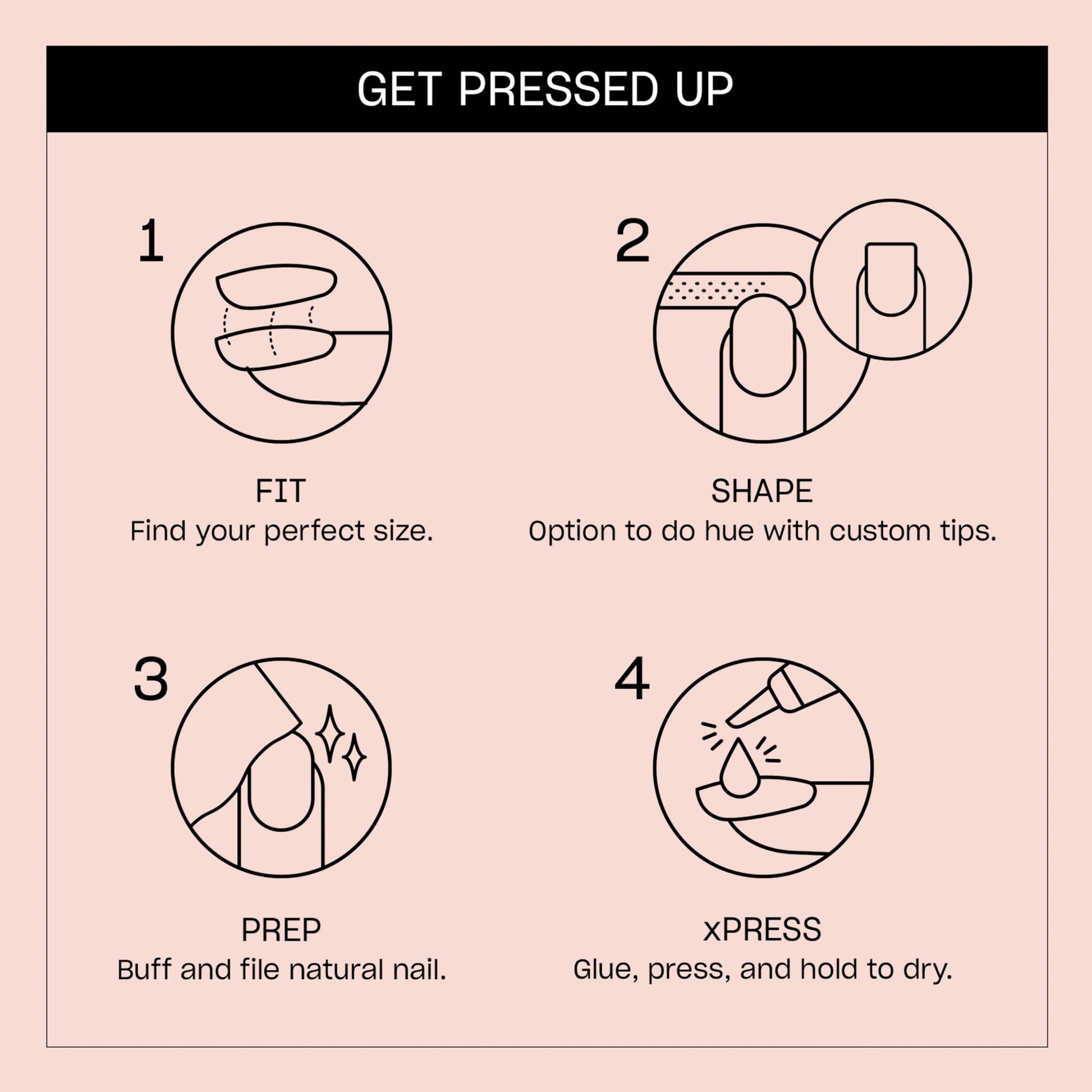 Misty Rose OPI On Point Put it in Neutral | Short Round Soft Nude Beige Pink Press On Nails | 24 Count with Nail Glue | Long Lasting, Reusable, Non-damaging | Fall 2025 Shades