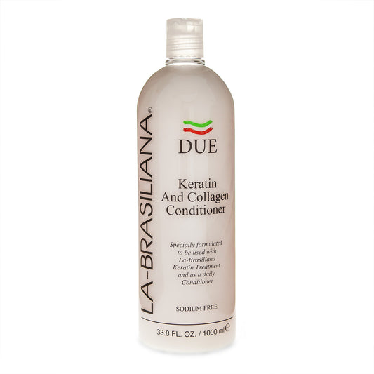 La-Brasiliana Due Keratin and Collagen Conditioner, 33.8 fl.oz.