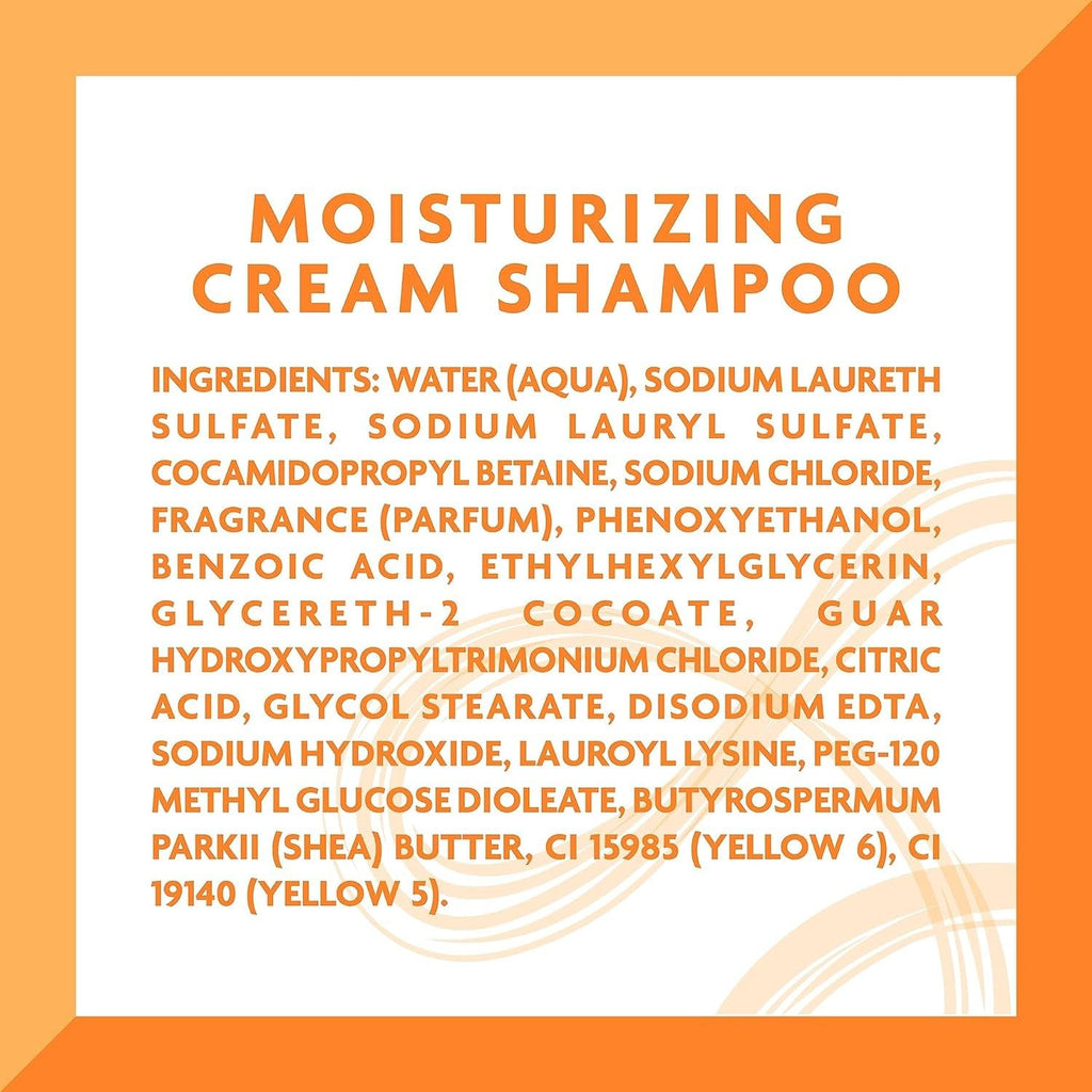 Cantu Moisturizing Cream Shampoo with Shea Butter, 13.5 fl oz