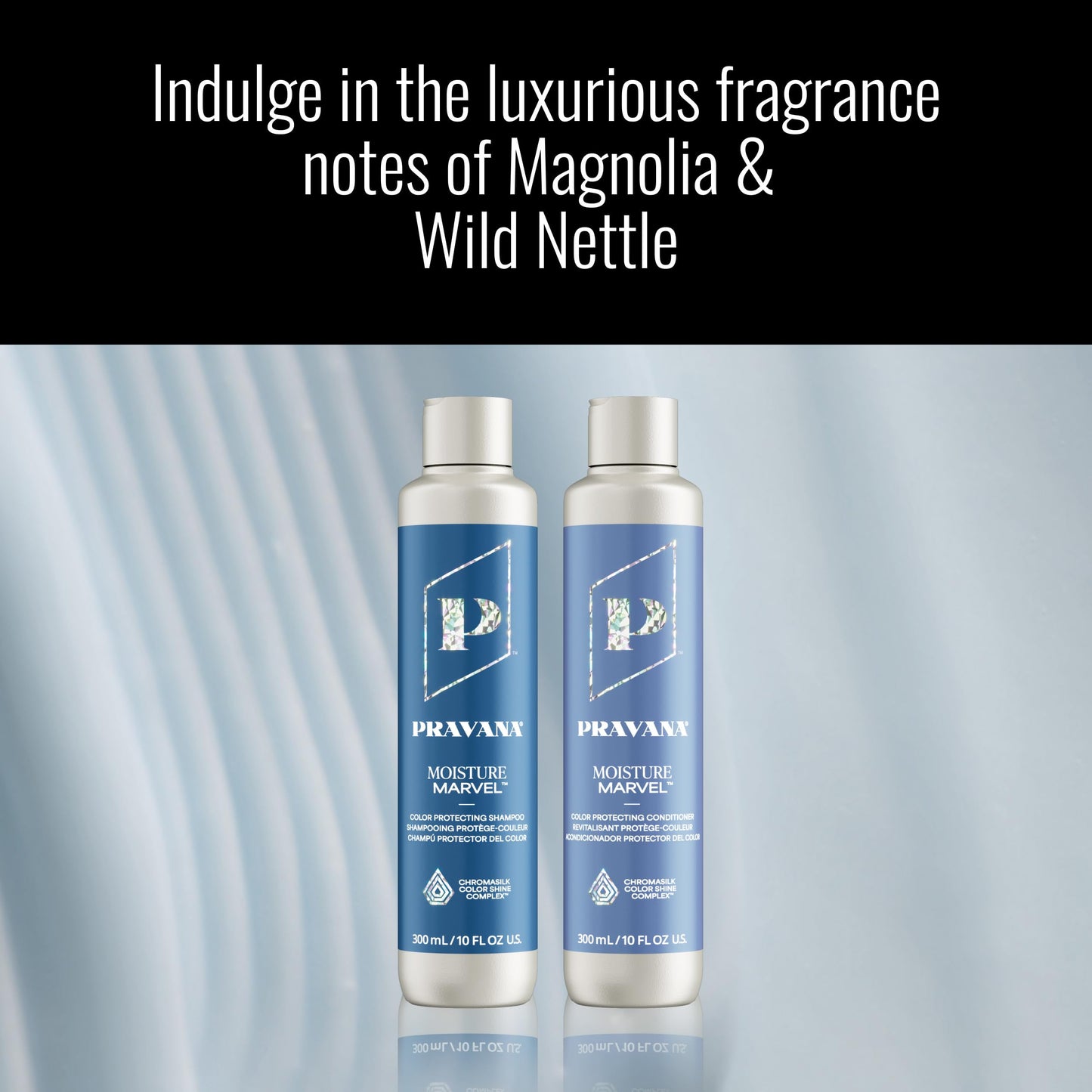 Pravana Moisture Marvel Conditioner | Hydrates, Moisturizes, Nourishes | For Dry, Color Treated Hair | Chromasilk Enhances Shine & Protection | Vegan, Cruelty-Free | Paraben & Sulfate Free | 33 Fl Oz