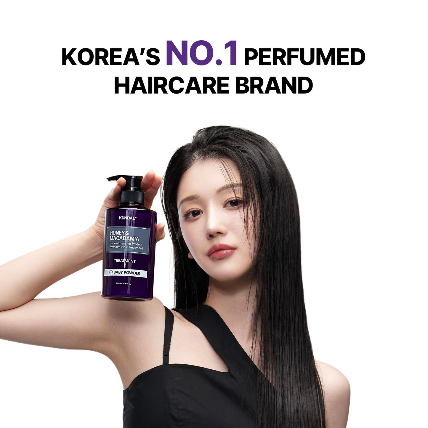 White Smoke KUNDAL Korean Shampoo and Conditioner Set [White Musk] Salon-quality, Long Lasting Scent, Moisturizing, Sulfate-Free, Argan & Macadamia Oil, Korean Hair care,16.9 fl oz each