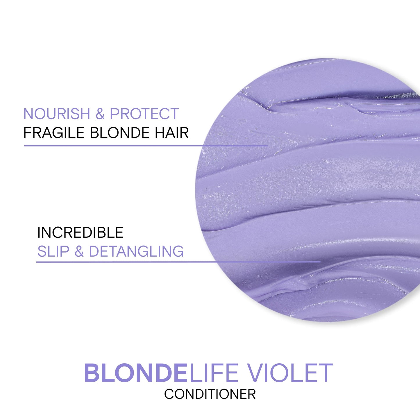 Joico Blonde Life 紫罗兰护发素 | 适用于冷亮金发 | 中和黄铜色调 | 去除黄色调 | 提升光泽 | 不含硫酸盐 | 蕴含莫诺伊油和塔玛努油 ​​| 33.8 液体盎司