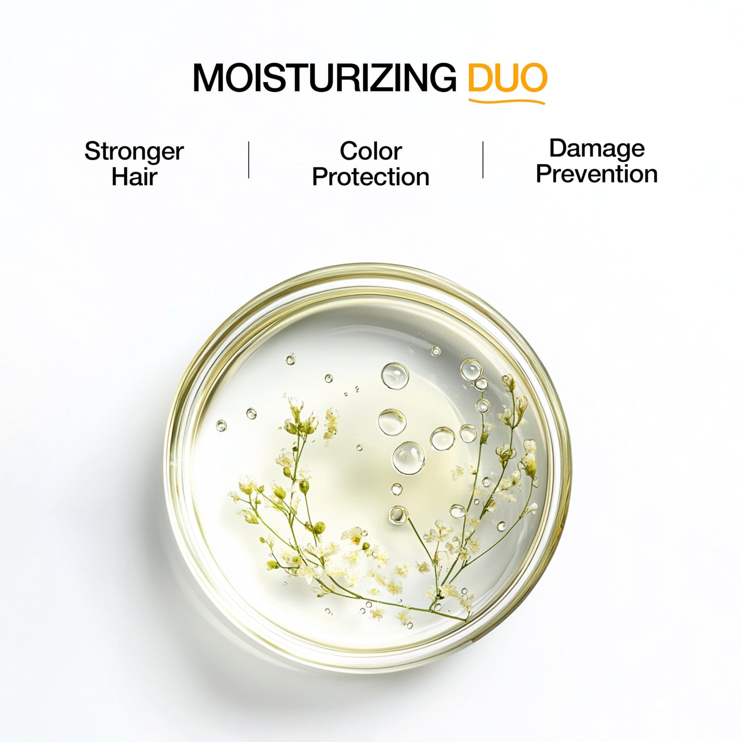 GK Hair Moisturizing Shampoo and Conditioner Set for Color Treated Hairs, Sulfate, Paraben, and Dye Free, with Global Keratin Naturally Derived Clean Ingredients (10.1 Fl Oz x 2)