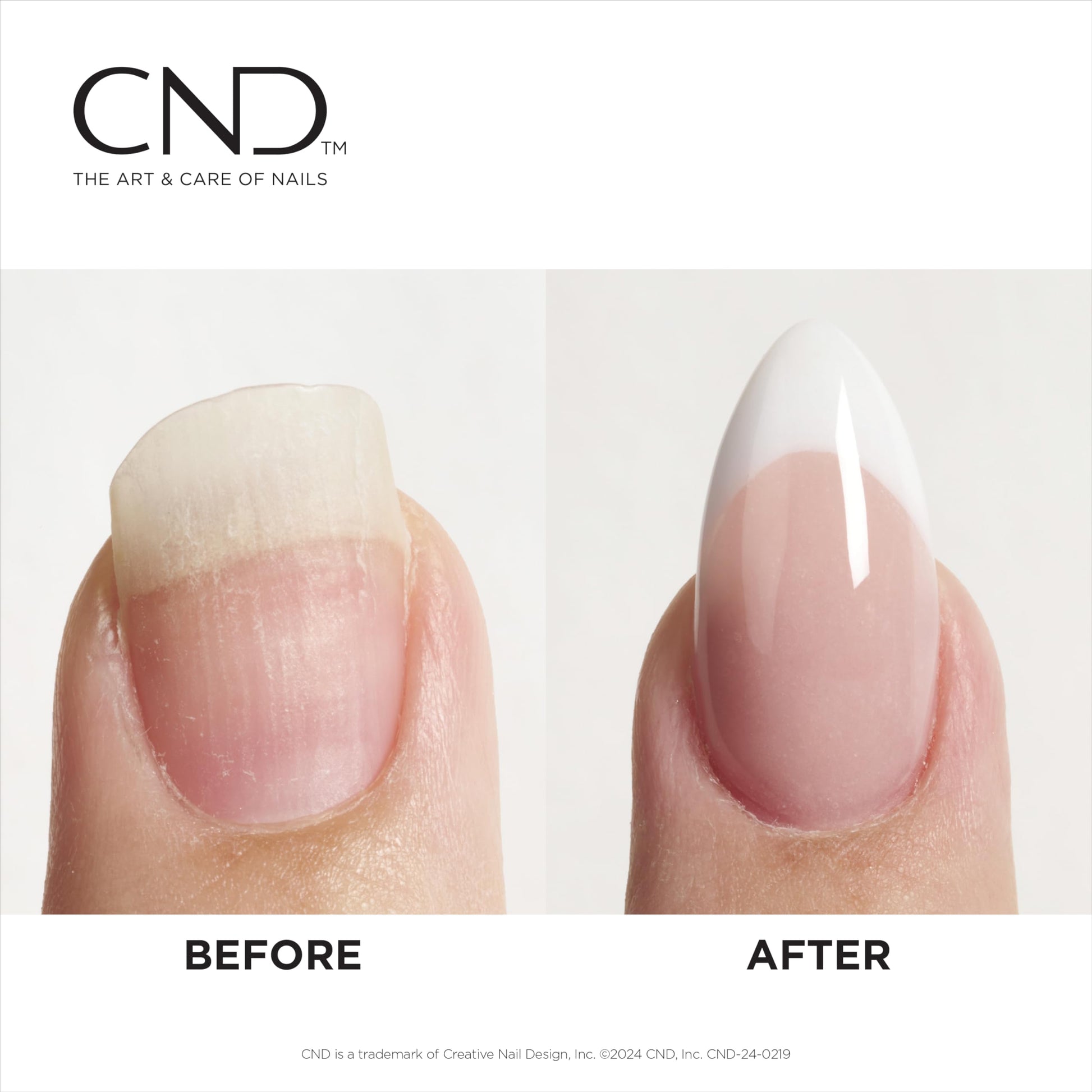White Smoke CND Perfect Color Sculpting Powder, Light Peachy Pink, 3.7 oz.