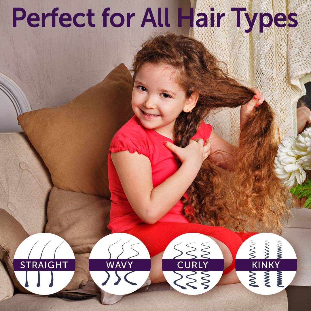 White Smoke Fairy Tales Daily Cleanse Everyday Kids Shampoo, Conditioner, and Spray - Travel Kit - Tangle Free, Moisturizing and Hydrating Formulas, Clean and Natural Ingredients - Paraben Free - 3.3 oz. (3 Pack)
