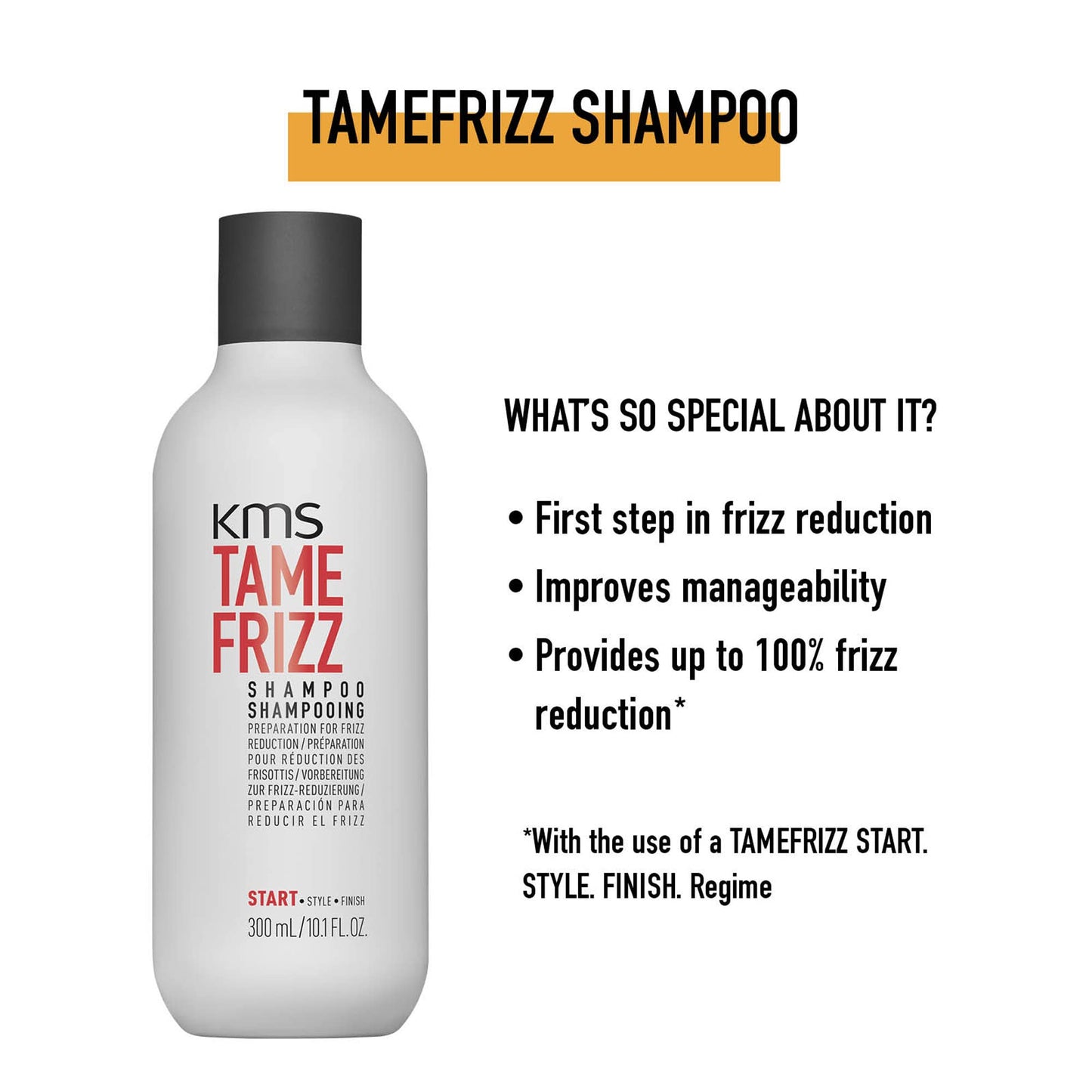 Shampoing KMS TAMEFRIZZ, 283 g