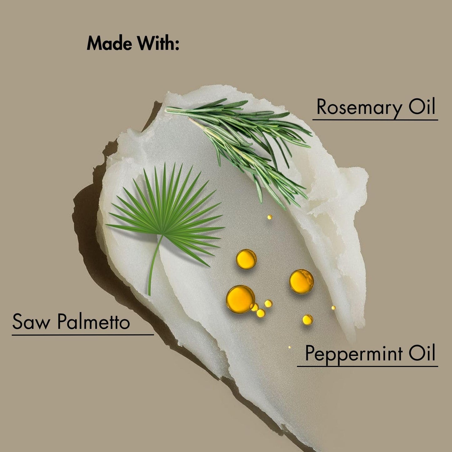 Rosy Brown As I Am Rosemary Styling Mousse 8 Fl Oz (237 ml) - with Biotin & Saw Palmetto