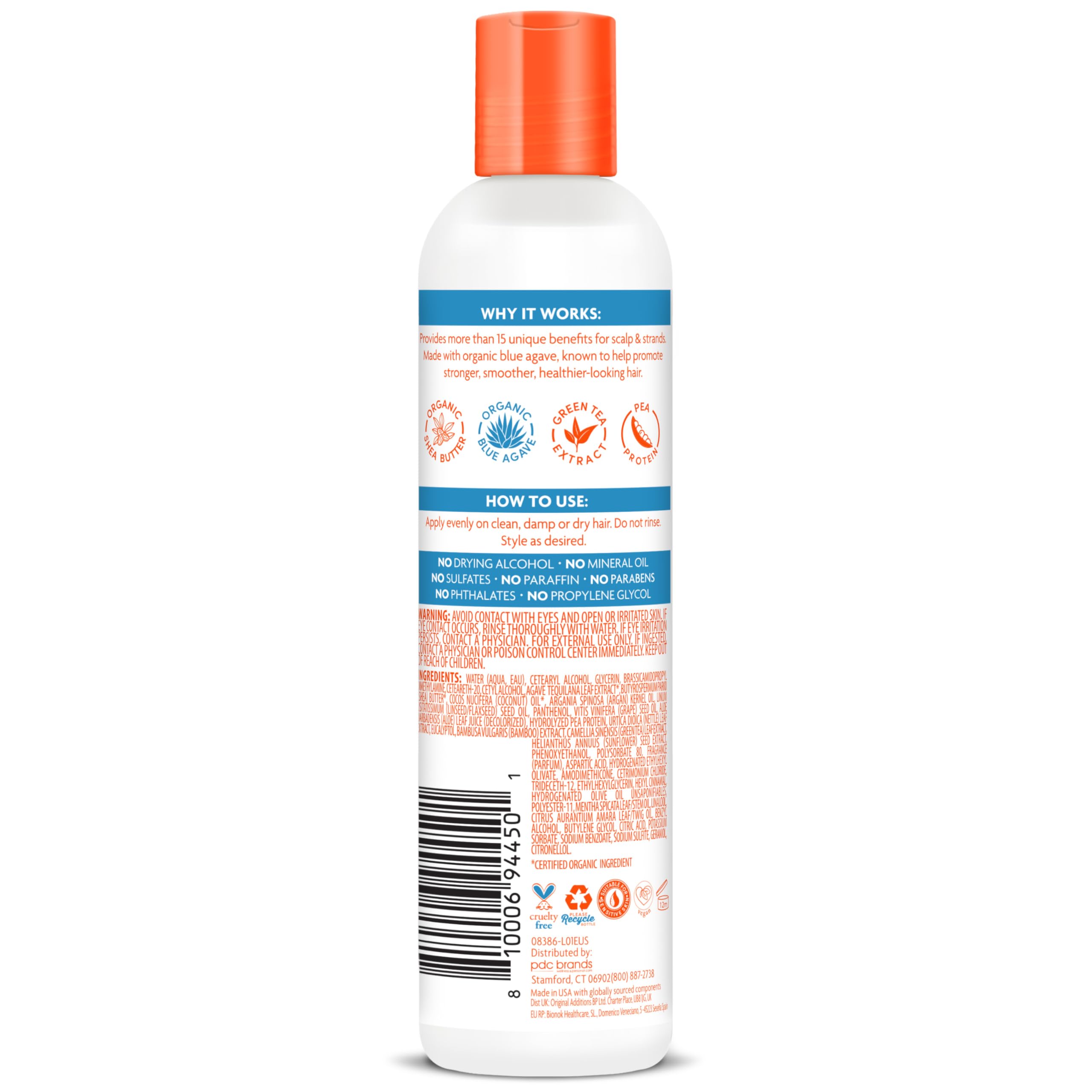 Cantu Weightless Daily Leave-In Cream, 8 fl oz
