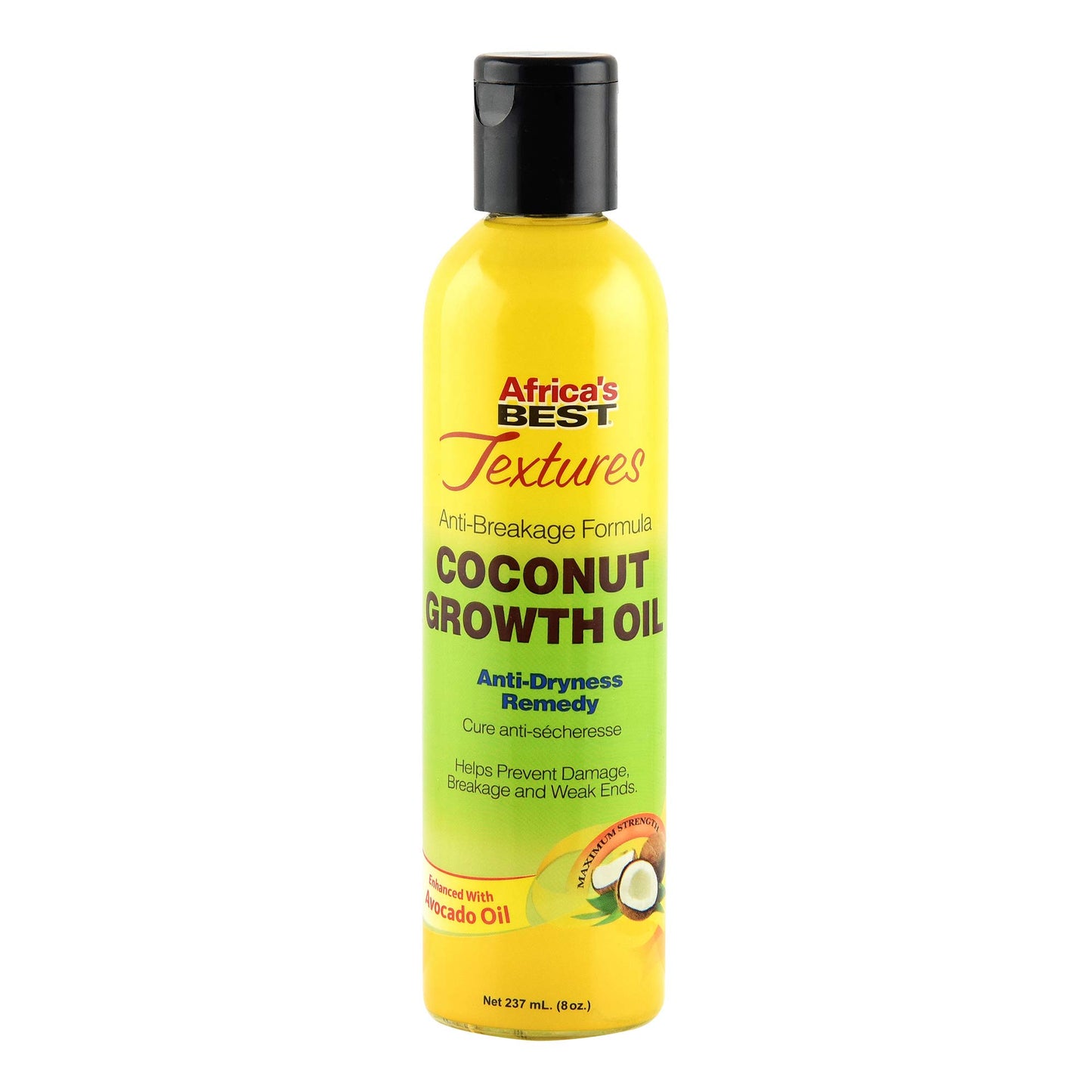 Africa's Best Textures Growth Oil, Coconut, 8 Fl Oz