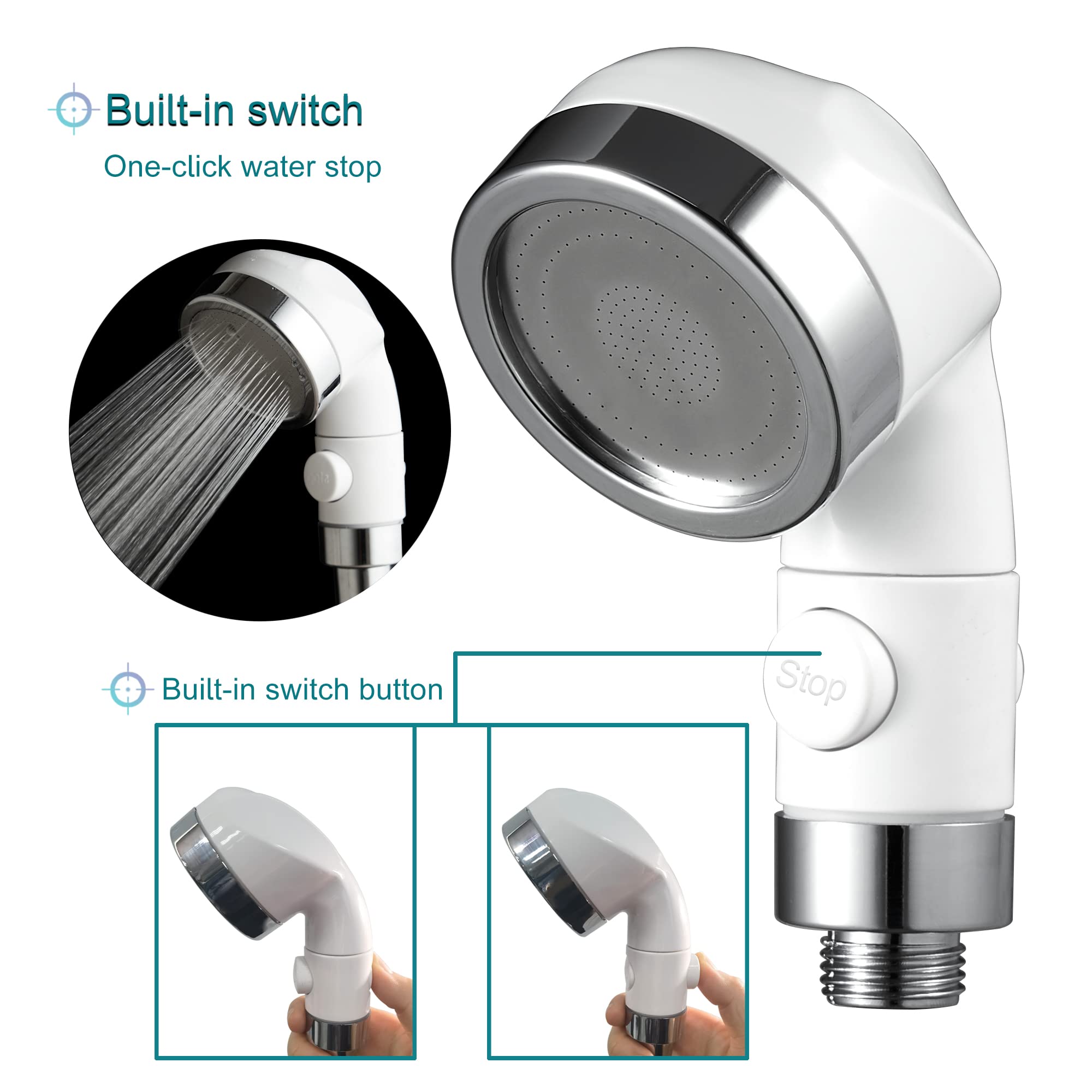 U-BCOO Sink Spray Rubber Hose Portable Shampoo Sprayer (Style 2)