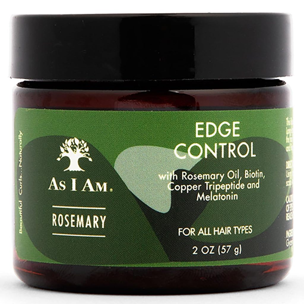 As I Am Rosemary Edge Control 2 oz - with Biotin & Saw Palmetto