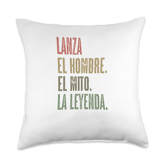 LANZA - El Hombre El Mito La Leyenda | Nombre Camisa - Throw Pillow