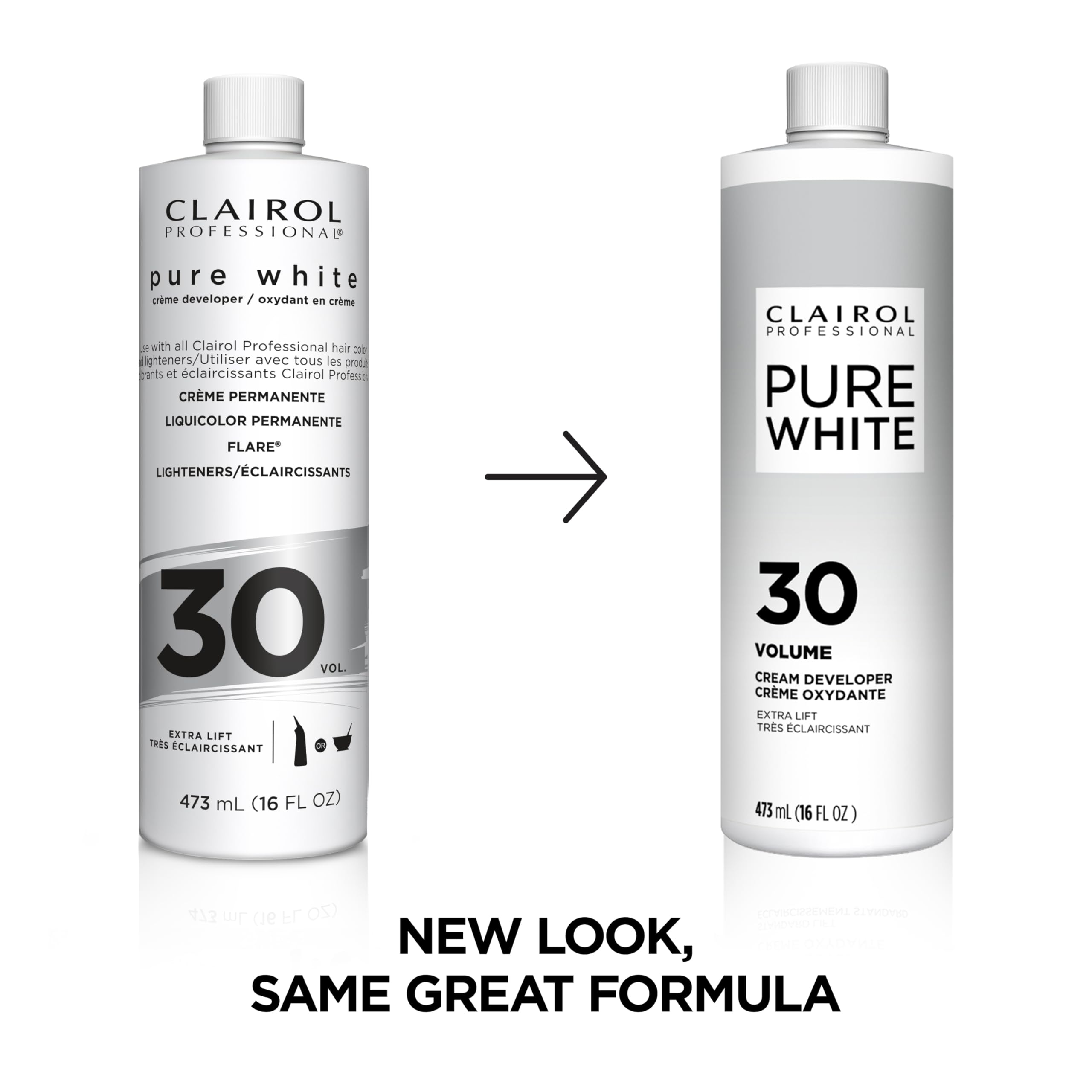 Clairol Professional Pure White 30 volume Crème Developer, 16 oz
