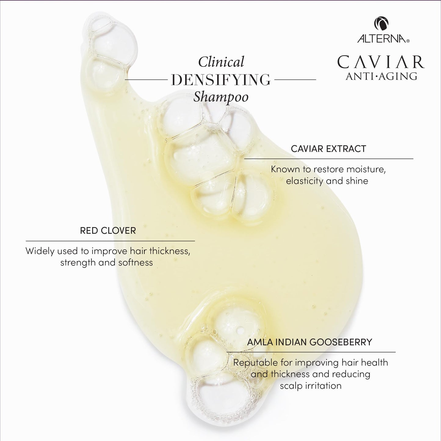 White Smoke Alterna Caviar Anti-Aging Clinical Densifying Shampoo, 8.5 Fl Oz (Pack of 2)