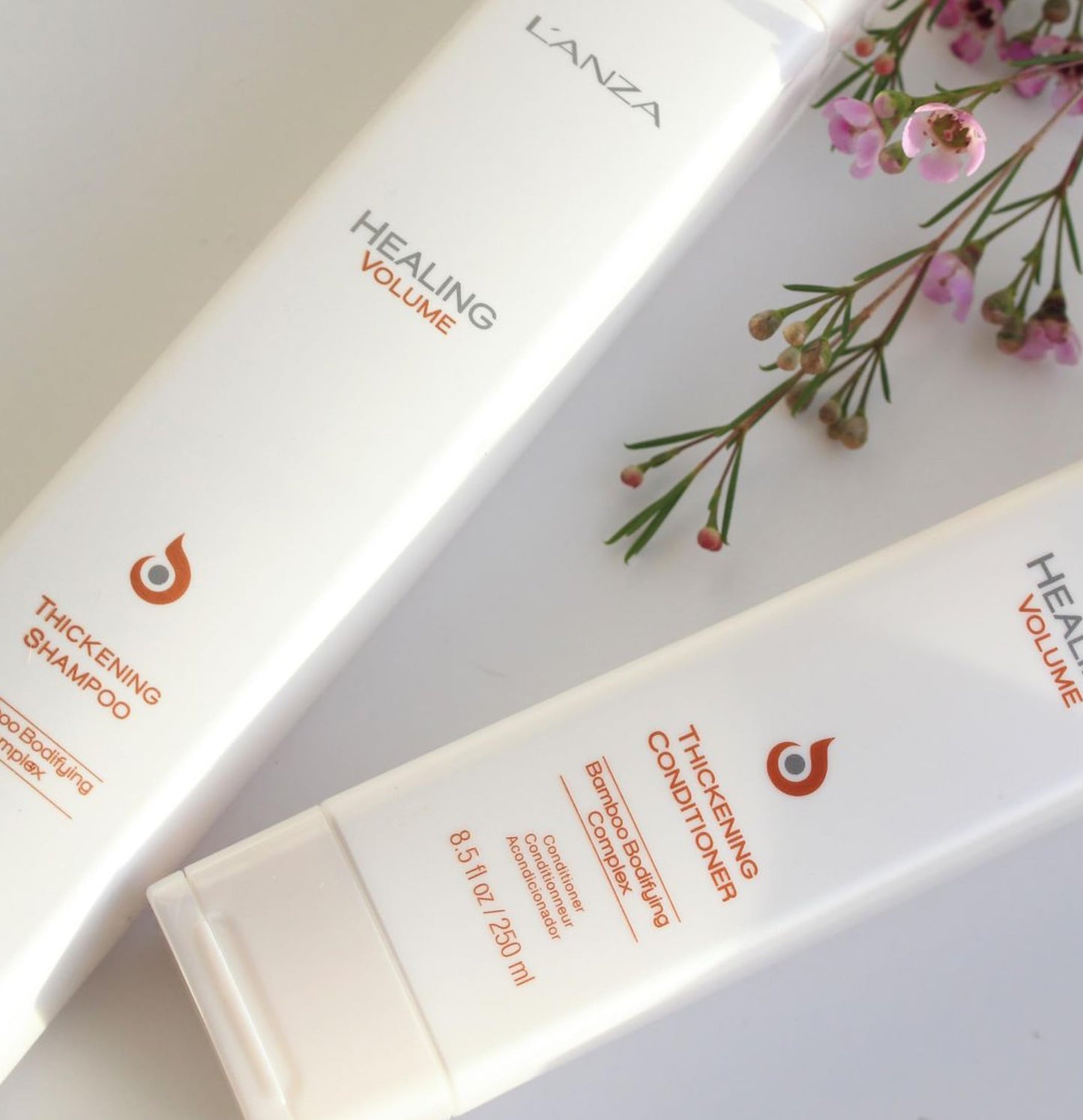 L'ANZA Healing Volume Thickening Conditioner, Boosts Shine, Volume, and Thickness of Fine Flat Hair, Hair Thickening Conditioner Rich With Bamboo and Keratin, Luxury Hair Care