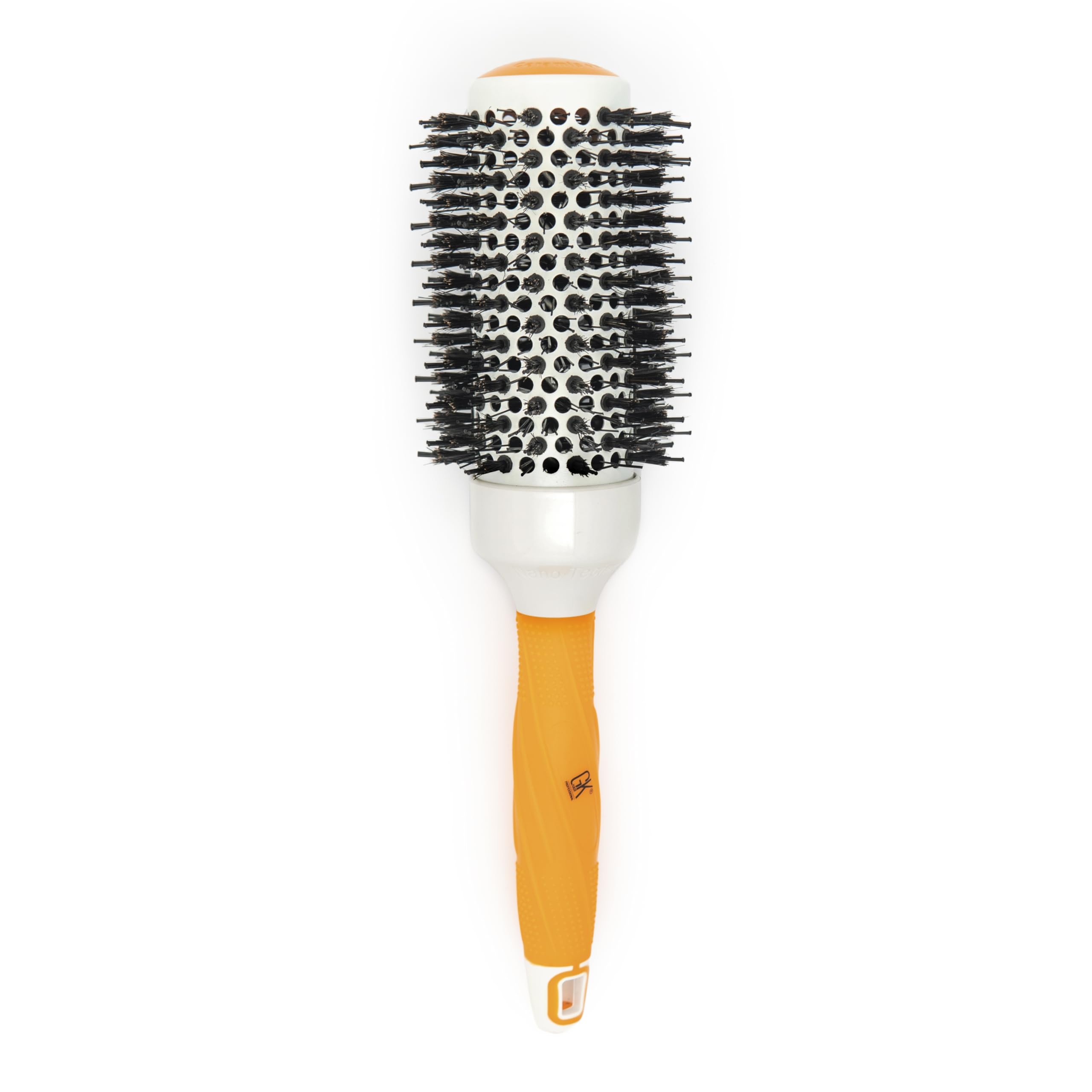 GK HAIR Global Keratin Professional Large Thermal Extra Round Brush 43mm Ceramic Coated Barrel Anti Static Frizz Control Blow Drying Styling Detangling for Long Short Curly Tangle Straight Hair Unisex