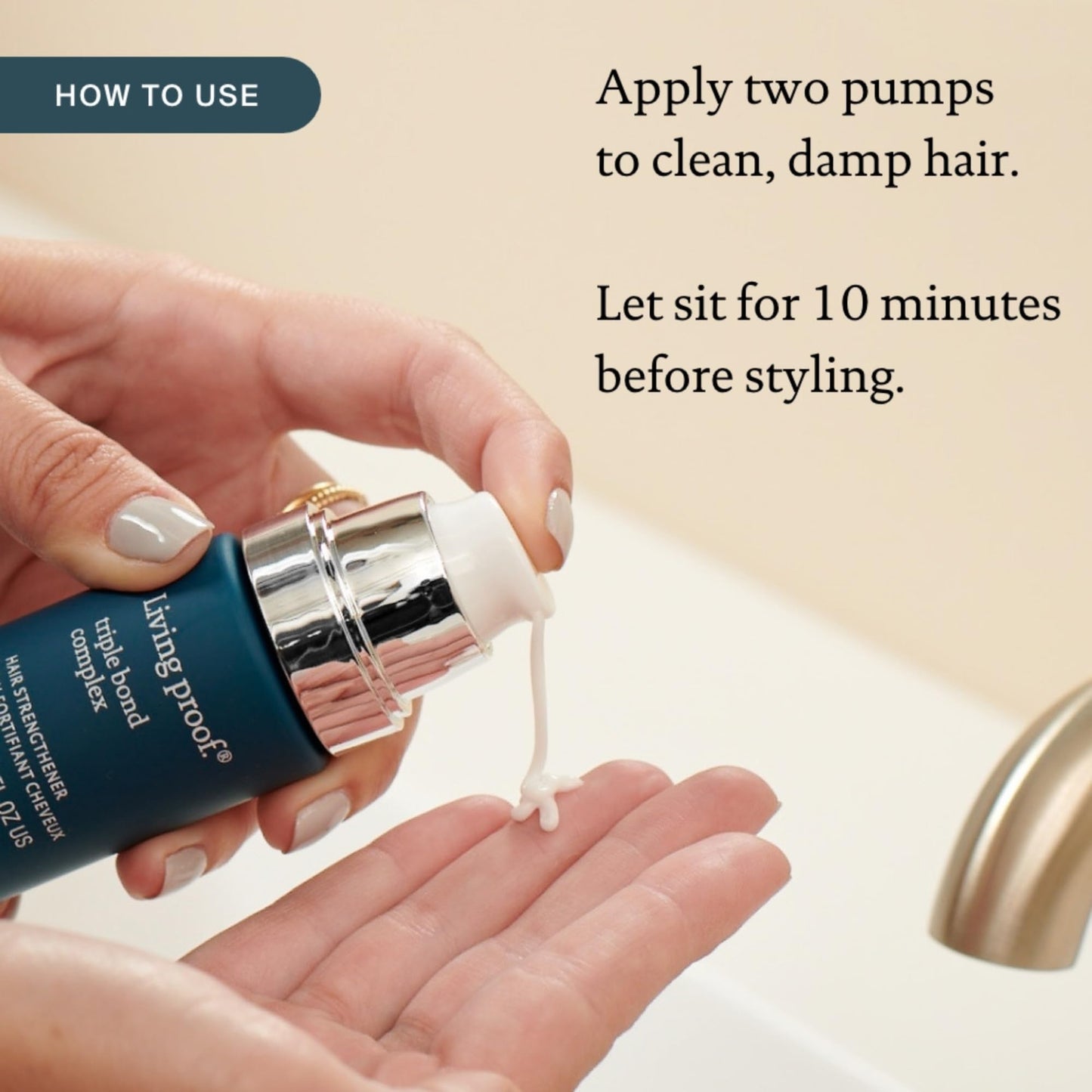 Traitement sans rinçage et masque capillaire Living Proof Triple Bond Complex