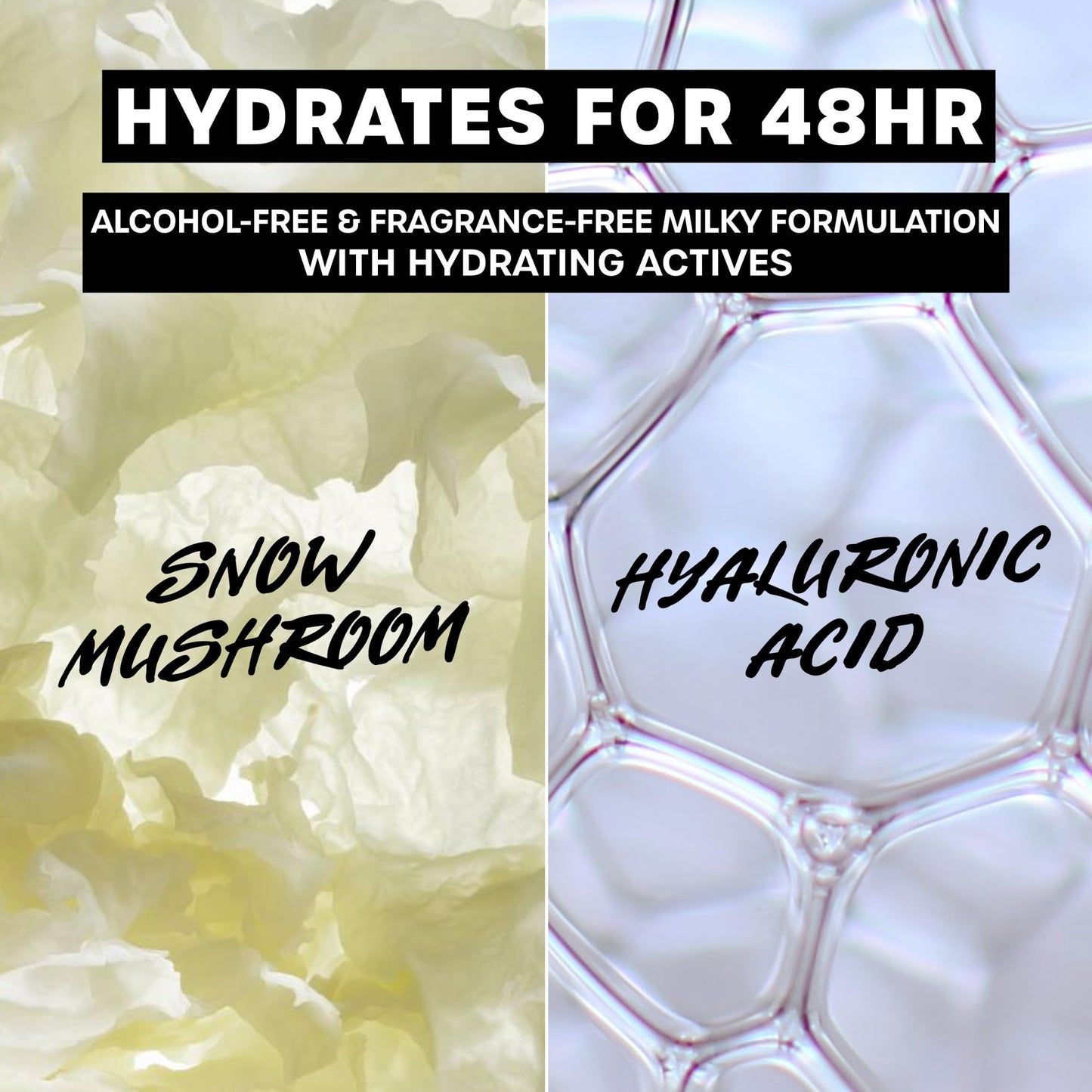 THAYERS Milky Face Toner Skin Care with Snow Mushroom and Hyaluronic Acid, Natural Gentle Facial Toner, for All Skin Types, 355ml