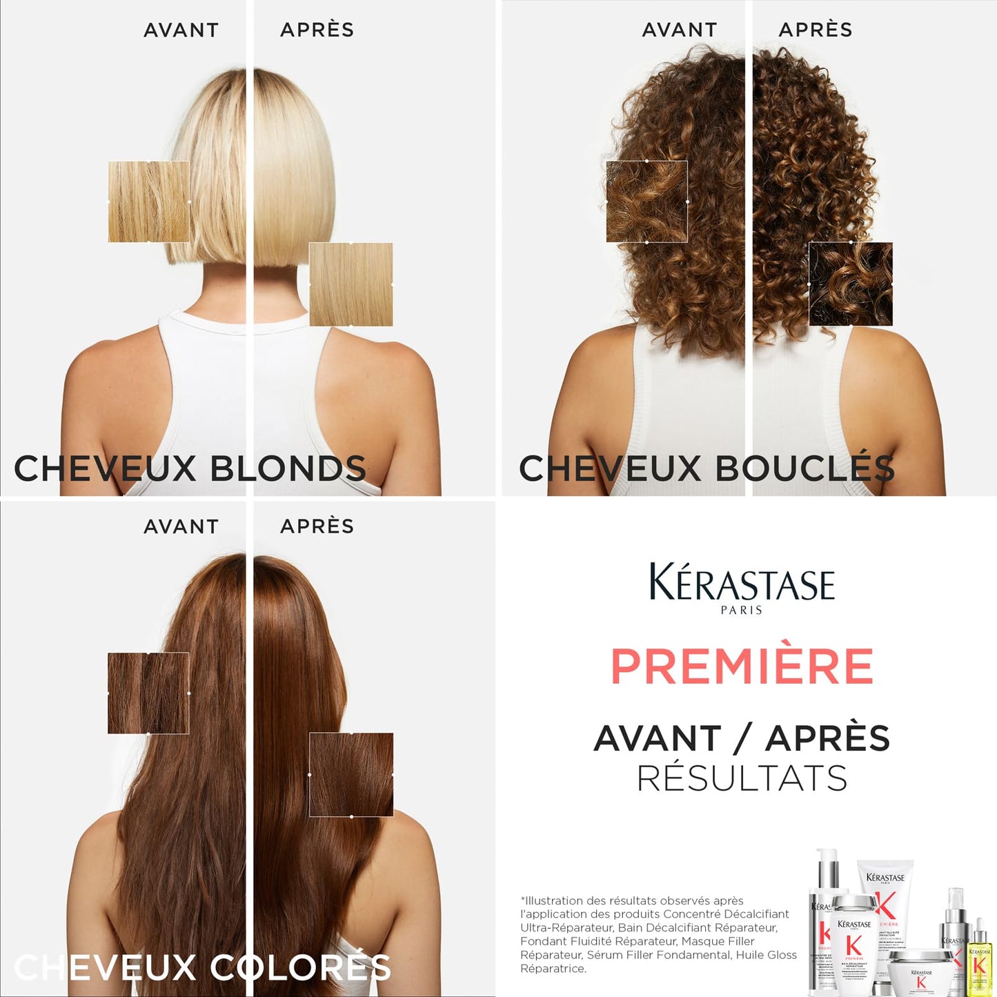 KÉRASTASE Première - Masque Capillaire Filler Réparateur - Soin Cheveux Anti-Casse - Répare - Hydrate En Profondeur - Formule Innovante À La Glycine & Peptide - Sans Parabène - Cheveux Abîmés - 200 ml