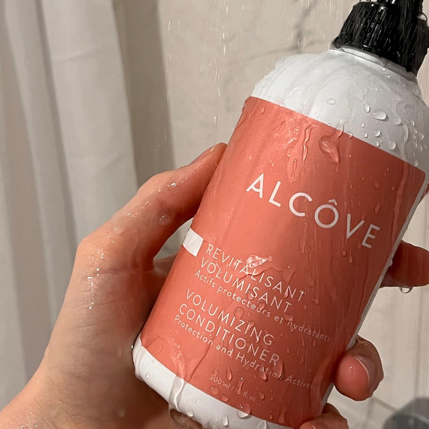 Alcôve - Volumizing Conditioner - Fine and Thin Hair - Lightweight Volume - Anti-frizz - Hydrate - with Argan Oil and Mango Extract - Color-Safe - Sulfate-Free - 10oz