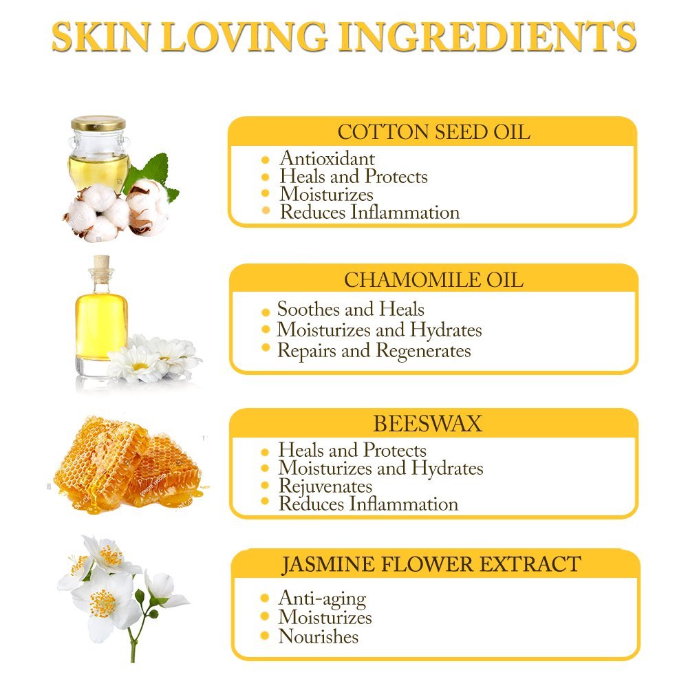 GiGi 硬蜡珠，金蜂蜜多用途脱毛蜡，无需脱毛纸，32 盎司