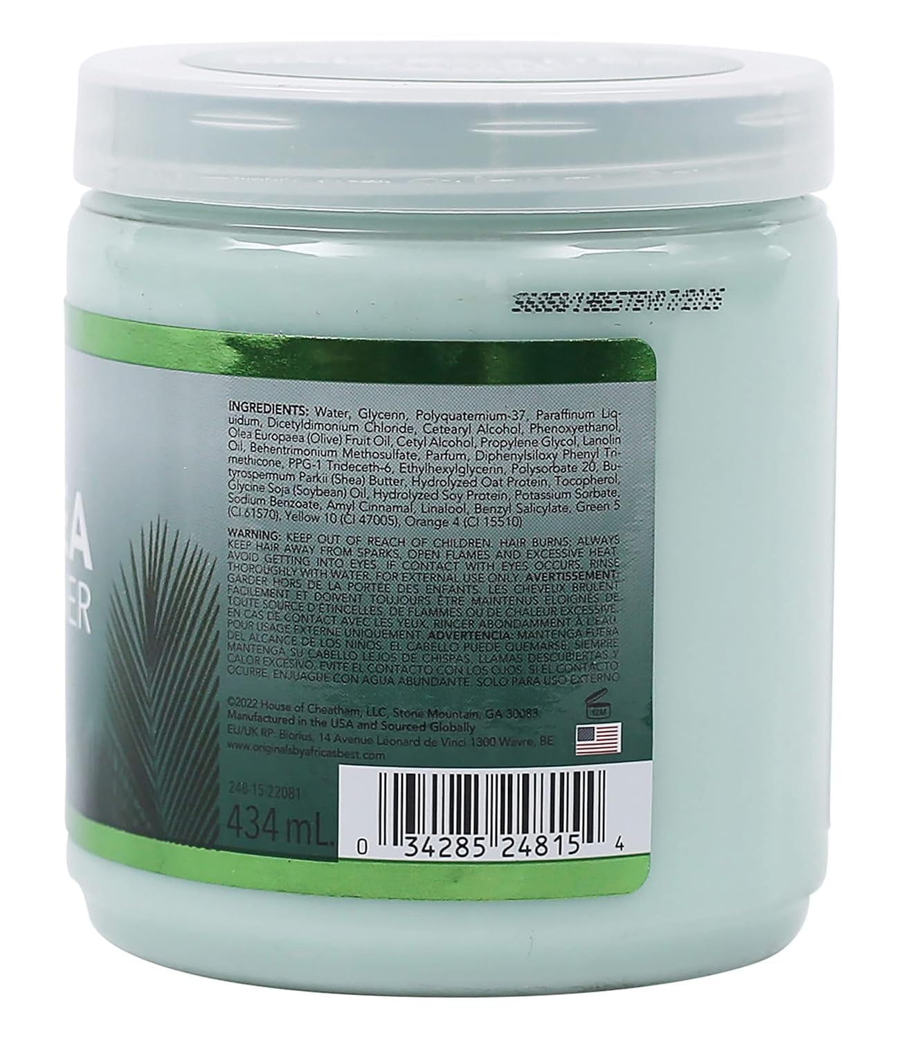 Africas Best Conditioner Originals Olive Oil Deep 15 Ounce Jar (443ml) (6 Pack)