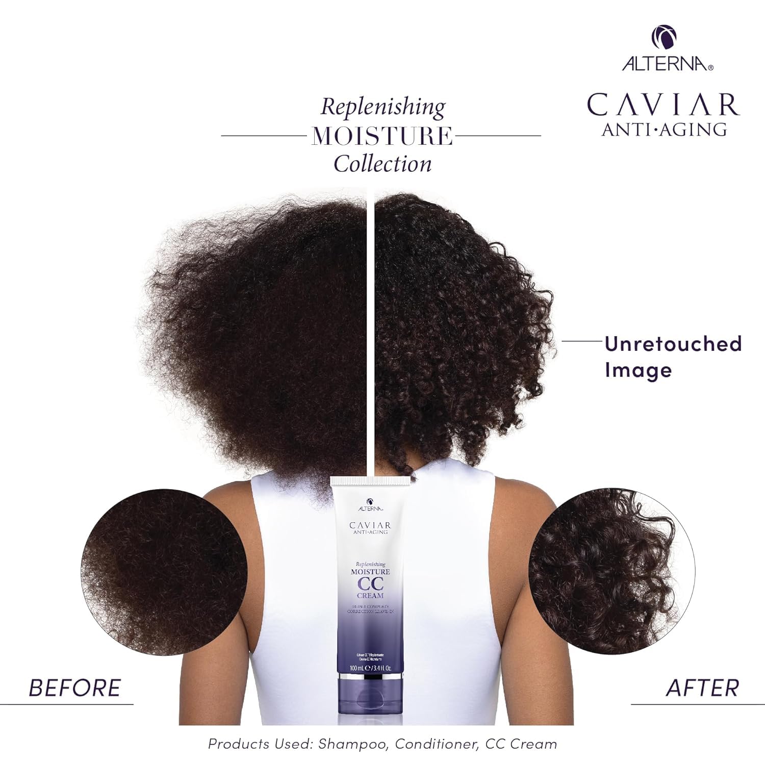 Alterna CAVIAR Anti-Aging Replenishing Moisture CC Cream, 5.1 oz (2 pack)