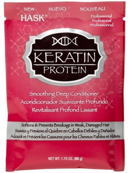 Hask Keratin Protein Deep Conditioning Hair Treatment 1.75 oz (Pack of 4)