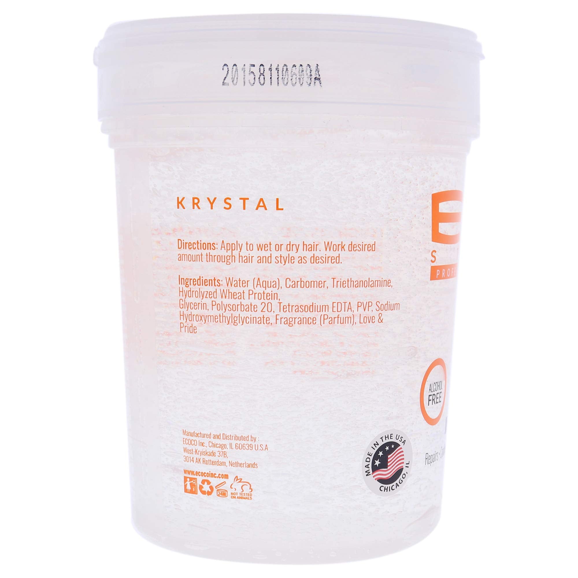 ECOCO Styling Gel Krystal 32 oz Pack of