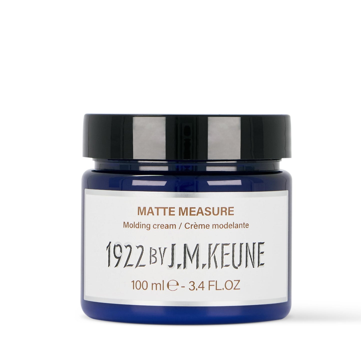 1922 by J.M. Keune Matte Measure, Medium Hold & Matte Finish Molding Cream for Men, 2.5 Fl Oz