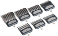 Andis Master Series Premium Clipper Guard Set – 7 Count Attachment Combs with Metal Clips, Professional Cutting Guides