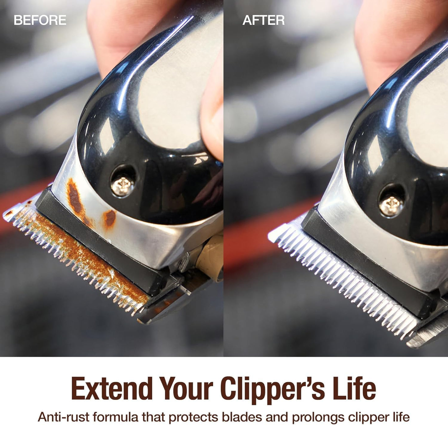 White Smoke CLIPPERCIDE 5-in-1 Clipper Disinfectant Spray 15oz, 6 Pack | Cleans, Lubricates, Cools, Prevents Rust & Disinfects | Professional Clipper Spray for Barbers, Stylists & Pet Groomers | Made by BARBICIDE