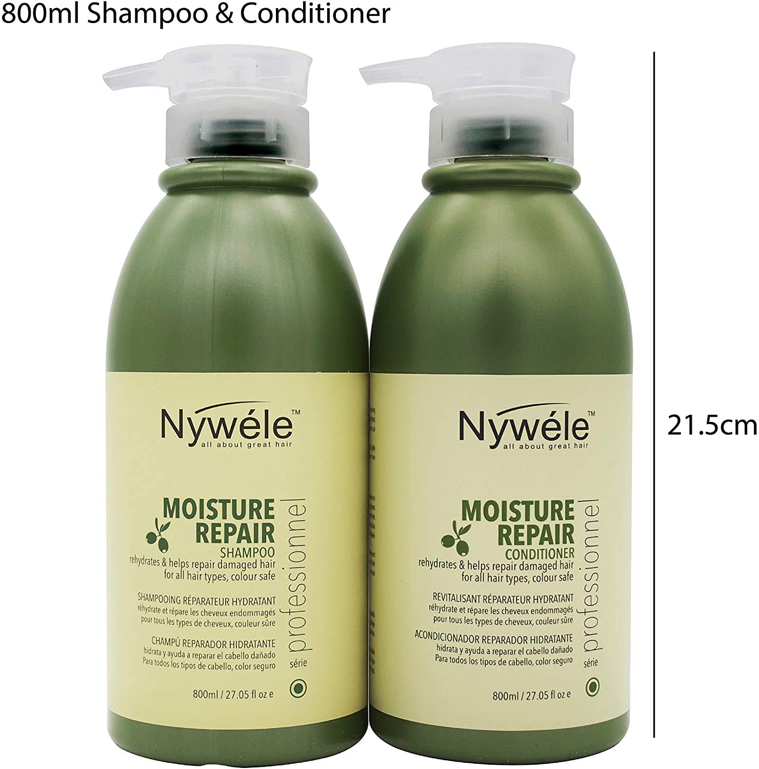Nywele Moisture Repair Shampoo and Conditioner (Shampoo and Conditioner Set)