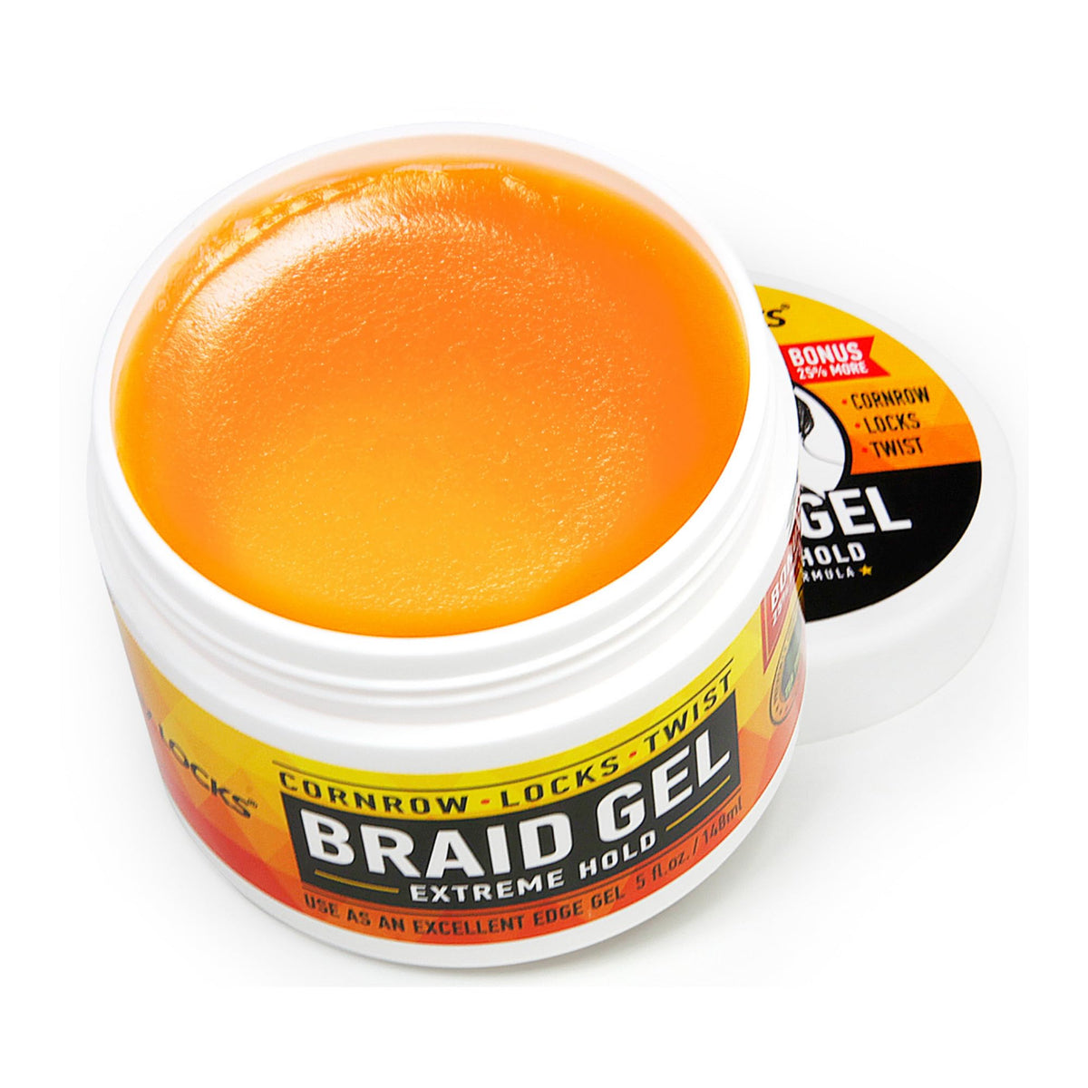 AllDay Locks Braid Gel Extreme Hold - Braiding Gel for Cornrows, Locks ...