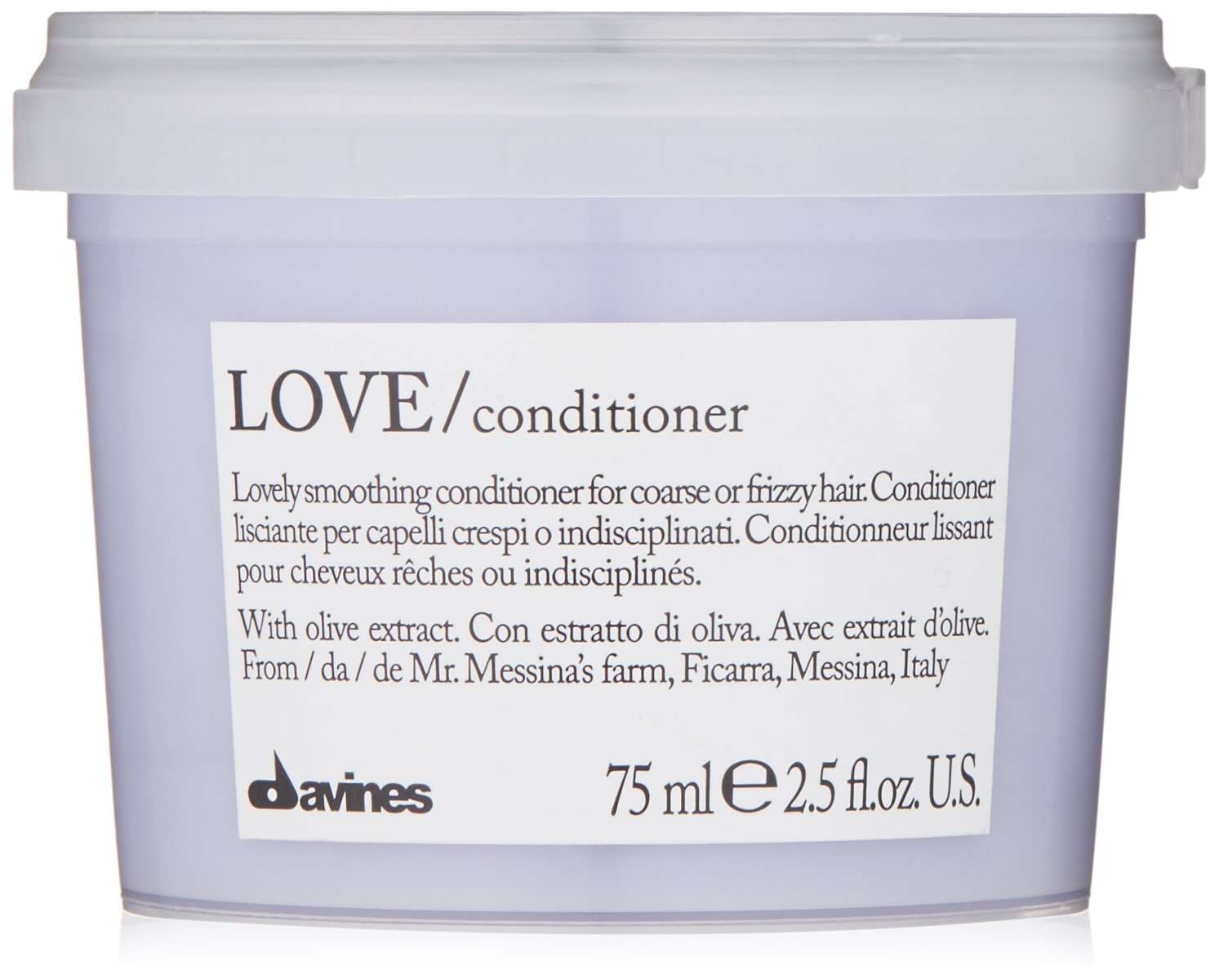 Davines LOVE Smoothing Conditioner, 2.63 fl. oz.