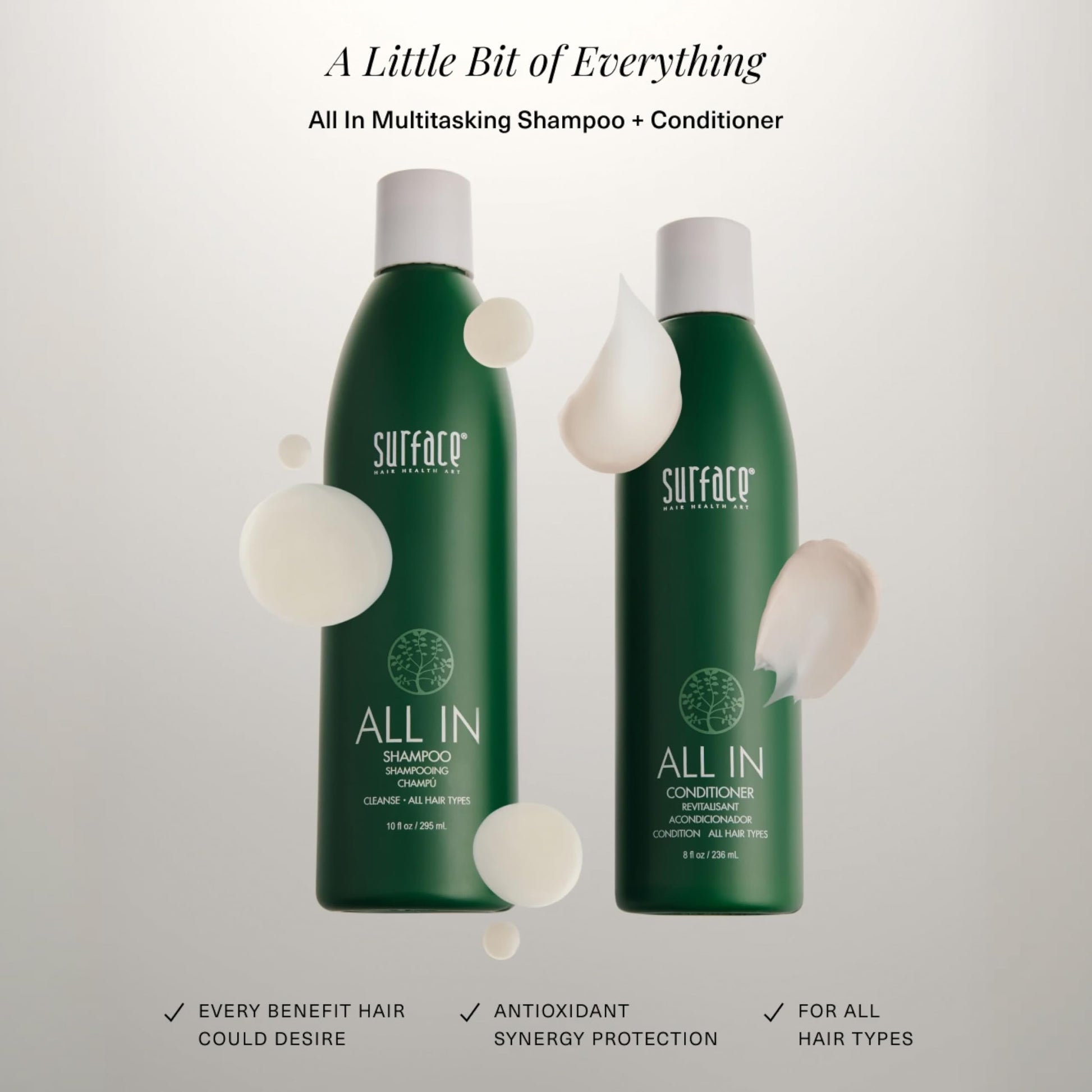 Gray SURFACE Hair - All In Shampoo 10oz