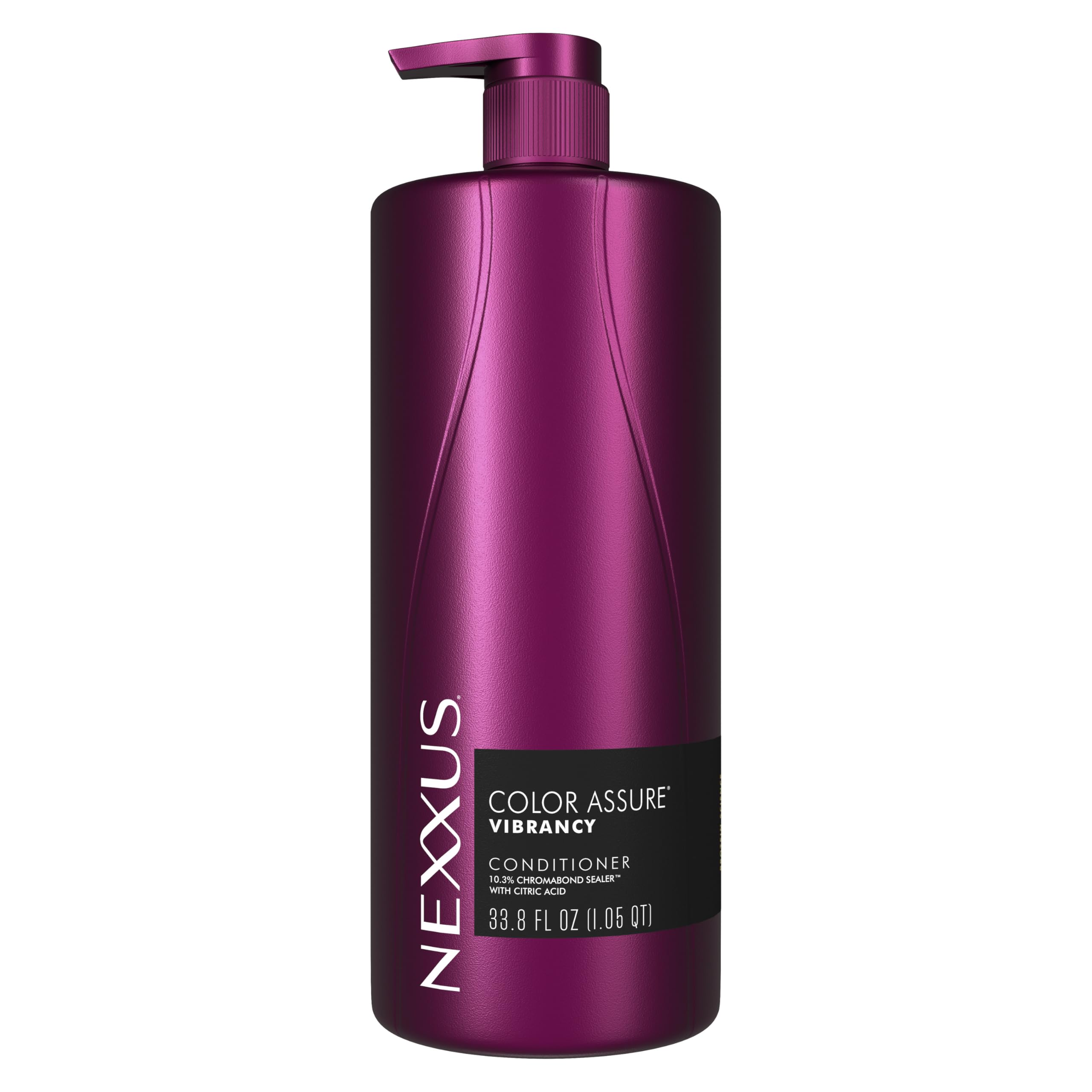 Nexxus Color Assure Conditioner for Vibrancy for Color Treated Hair Powered by Chromabond Sealer with Citric Acid 33.8 oz