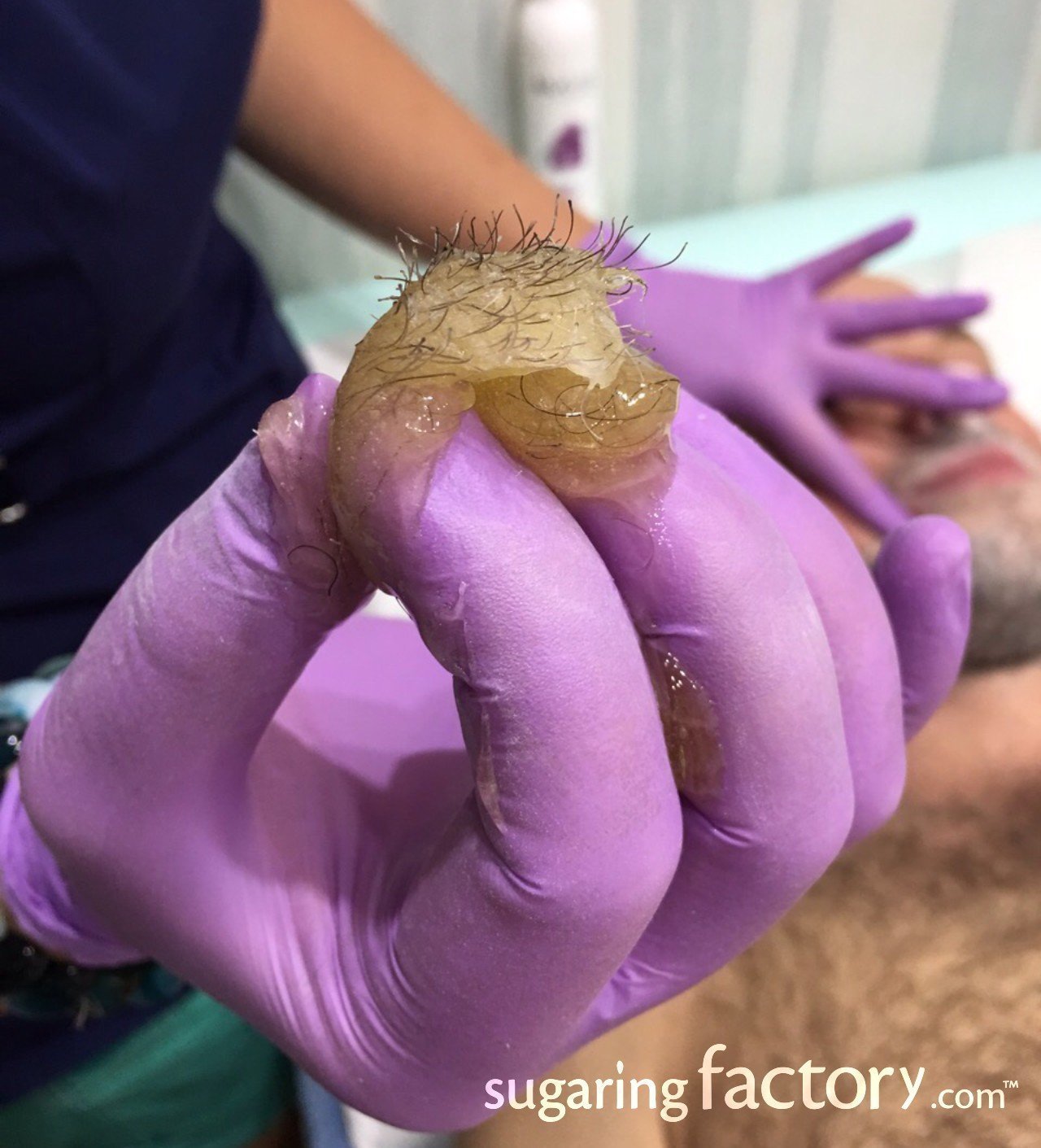 Sugaring Paste "Luxury Pro" – Organic Hair Removal - Hard - Paste for Brazilian bikini, dark hair, 43 oz / 2.6 lbs - Long-Lasting Sugar Wax, Professional Skills Required